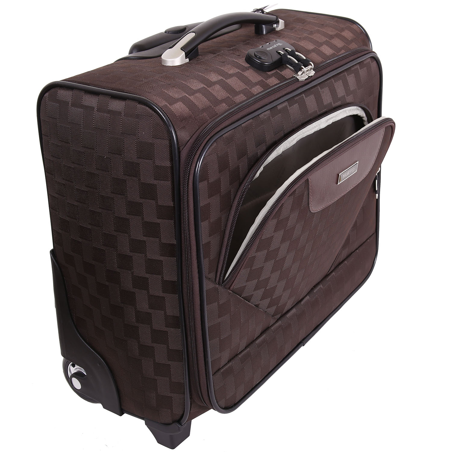 Кейс-пилот на 2х колесах POLAR П7097 Brown