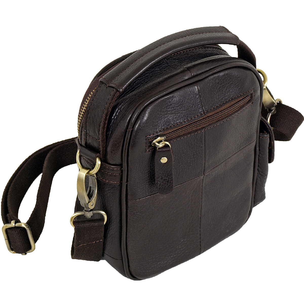 Мужская сумка-автовизитка POLA 4111 Coffee