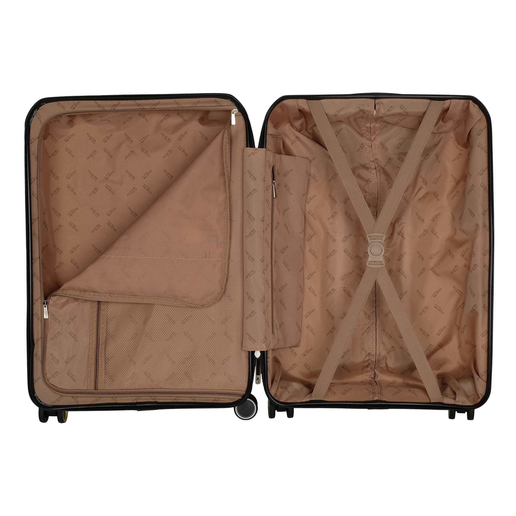 Комплект из 2х чемоданов POLAR РР819-2 Brown (20", 24")