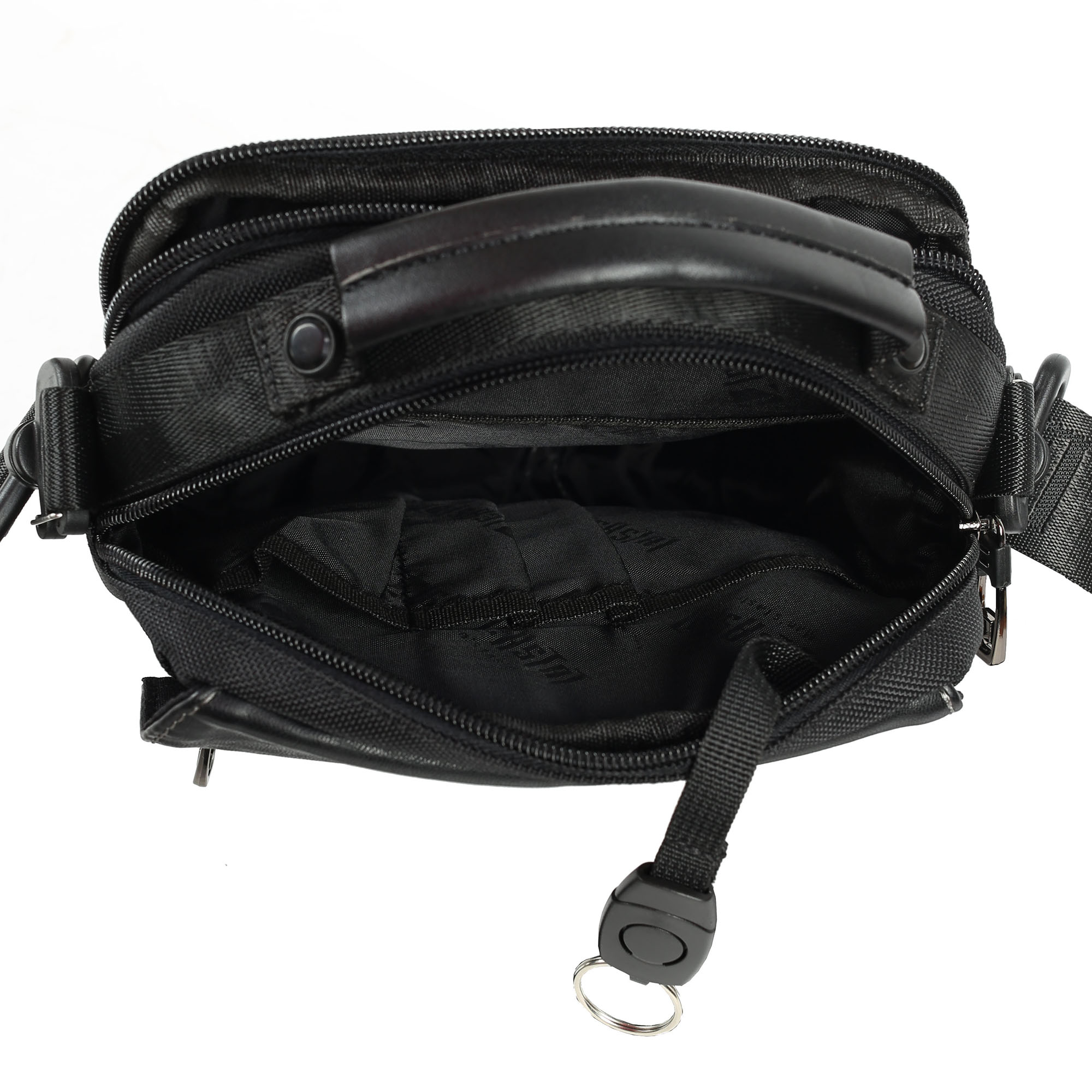 Мужская сумка через плечо LEASTAT 6606.2 Black