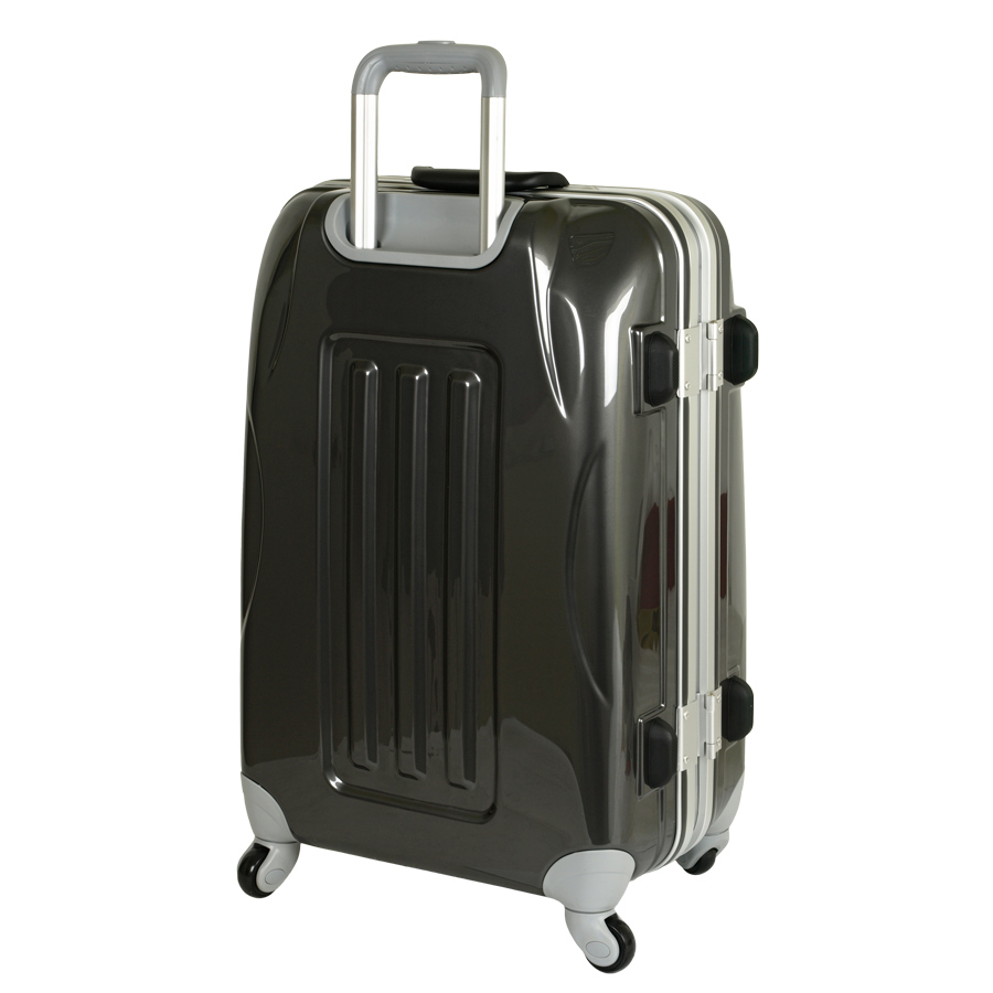 Чемодан-кейс на защелках POLAR P1123-20" Grey