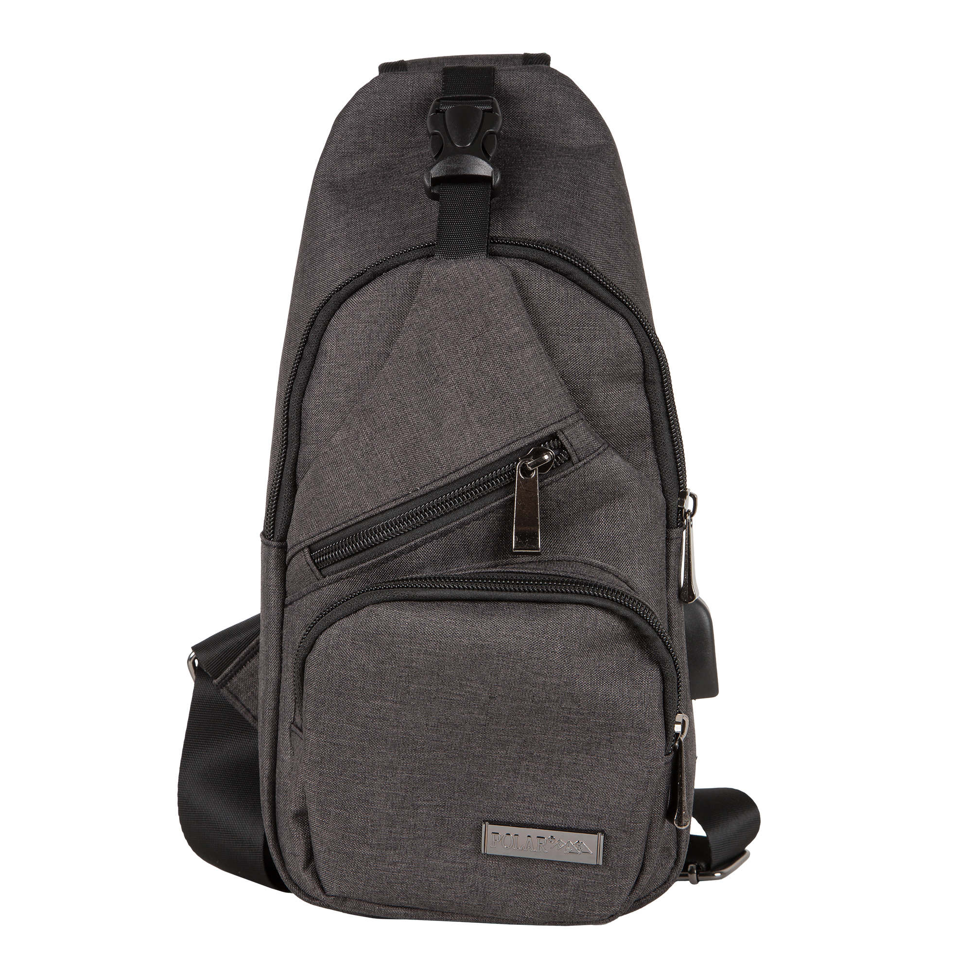 Однолямочный рюкзак POLAR П0140 Black