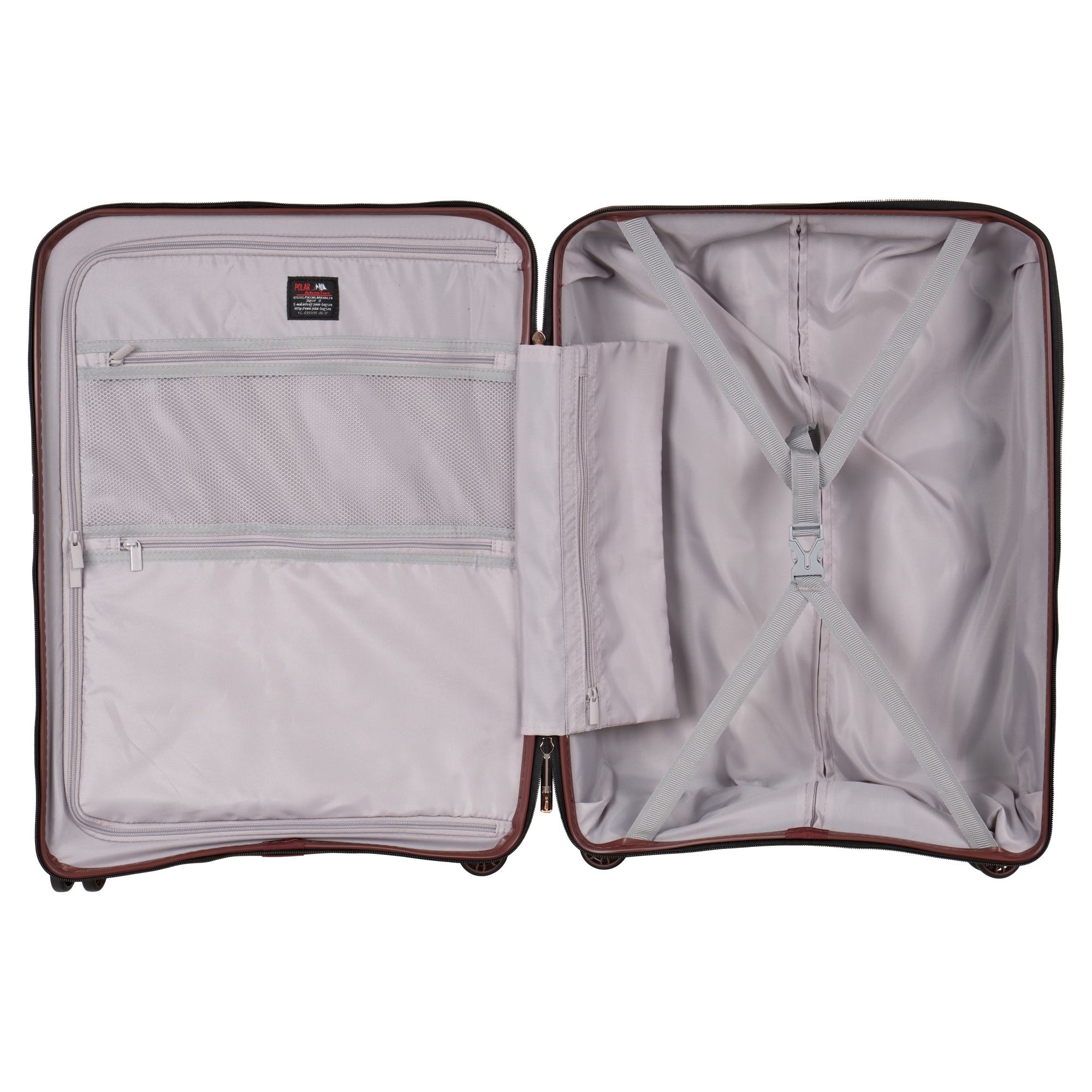 Чемодан среднего размера POLAR Р0015-24" Beige