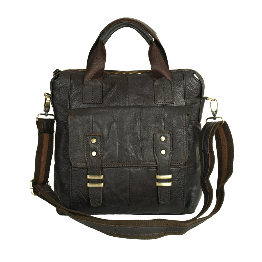 Сумка мужская вертикальная POLA 5021 Coffee