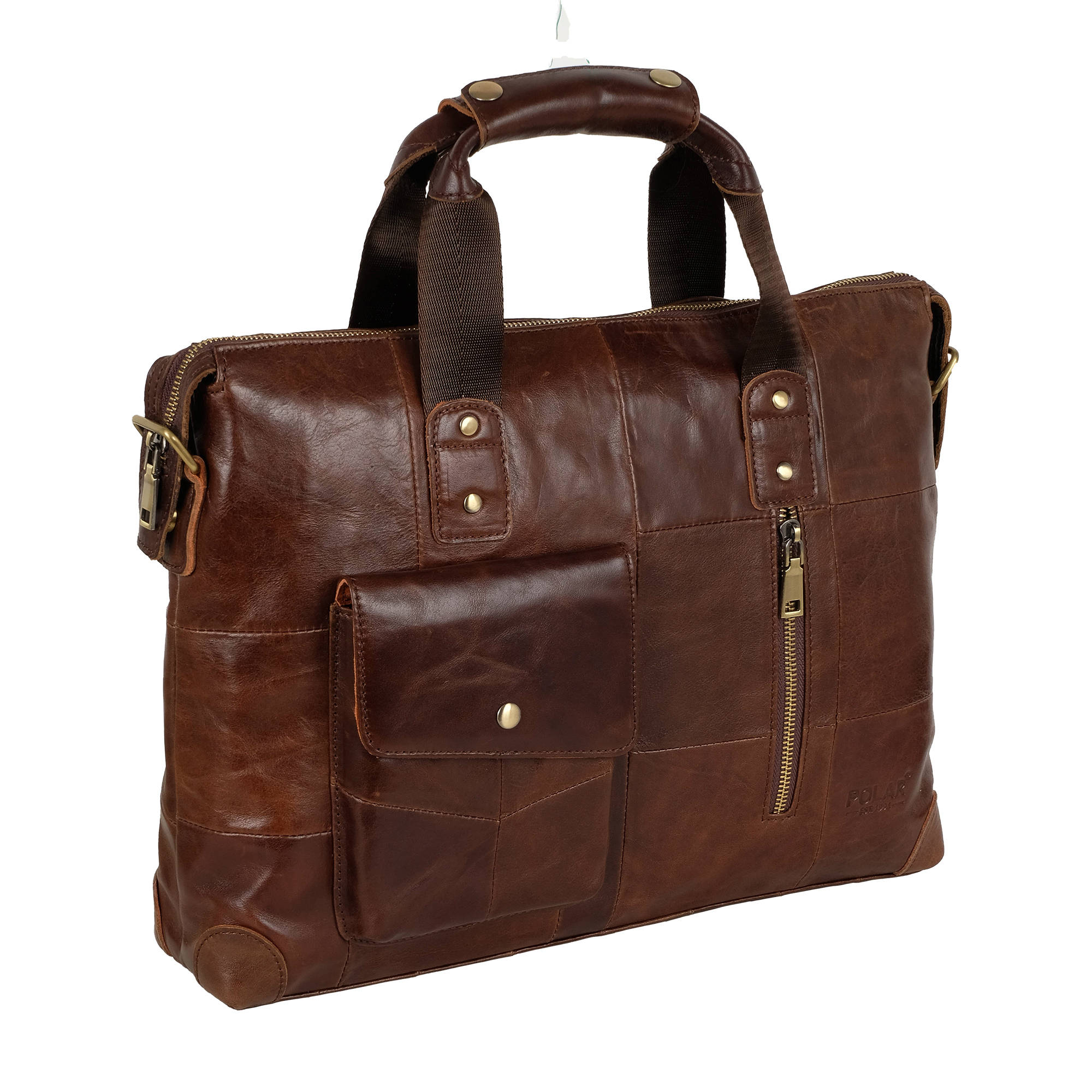 Сумка из натуральной кожи POLAR 0108 Coffee