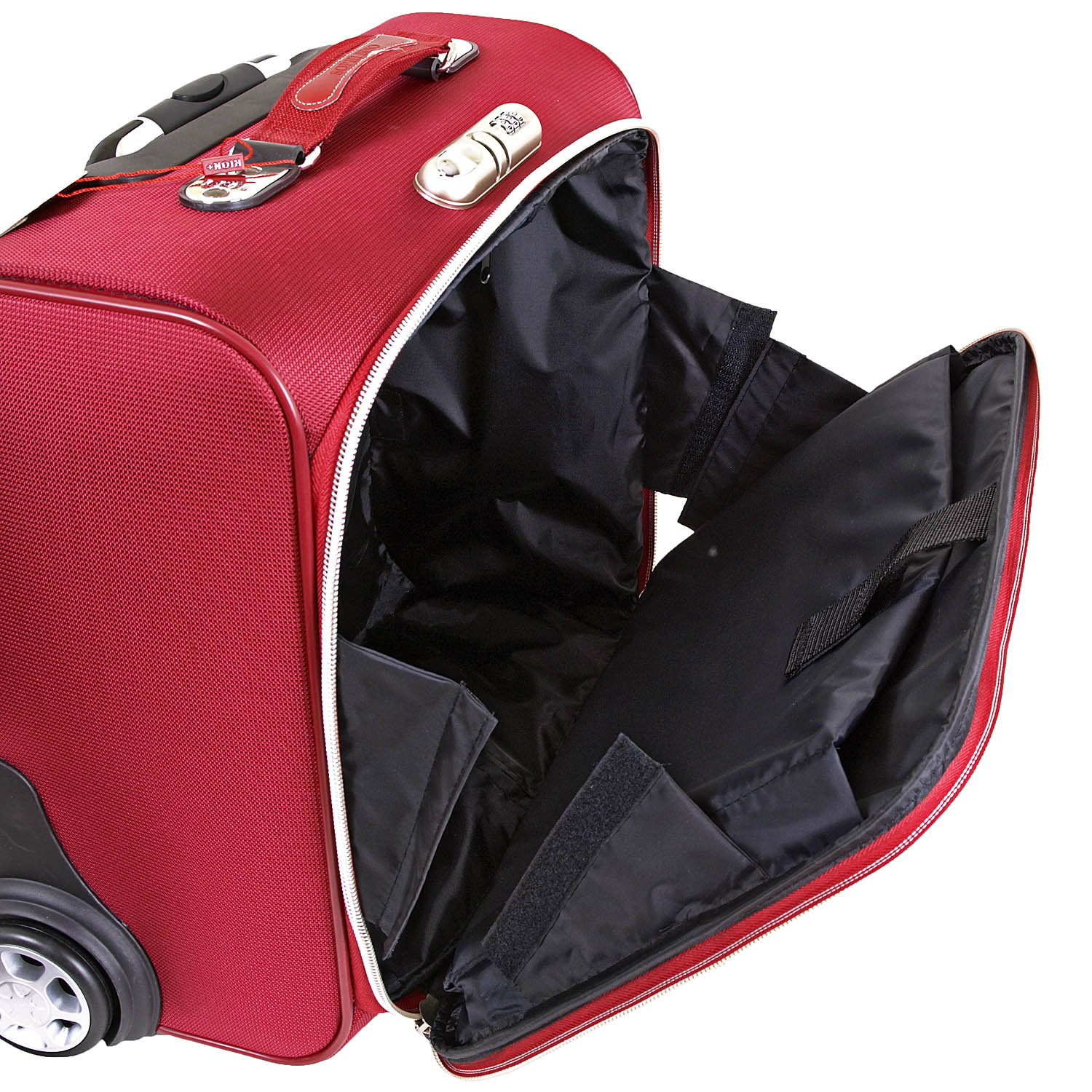 Чемодан-пилот на 2х колесах RION+ А423 Bordo