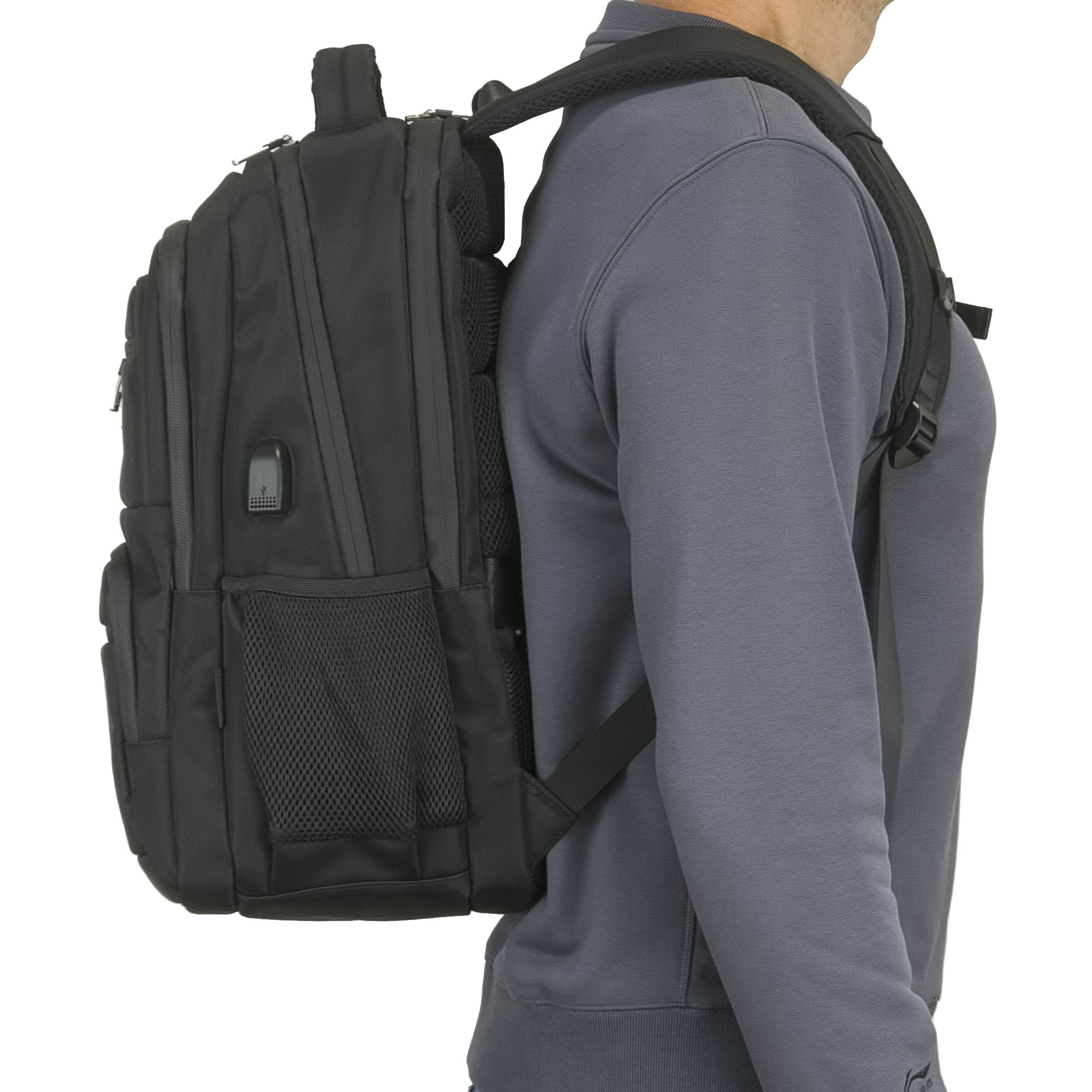 Рюкзак 3 отделения  Hedgard 0280 Black