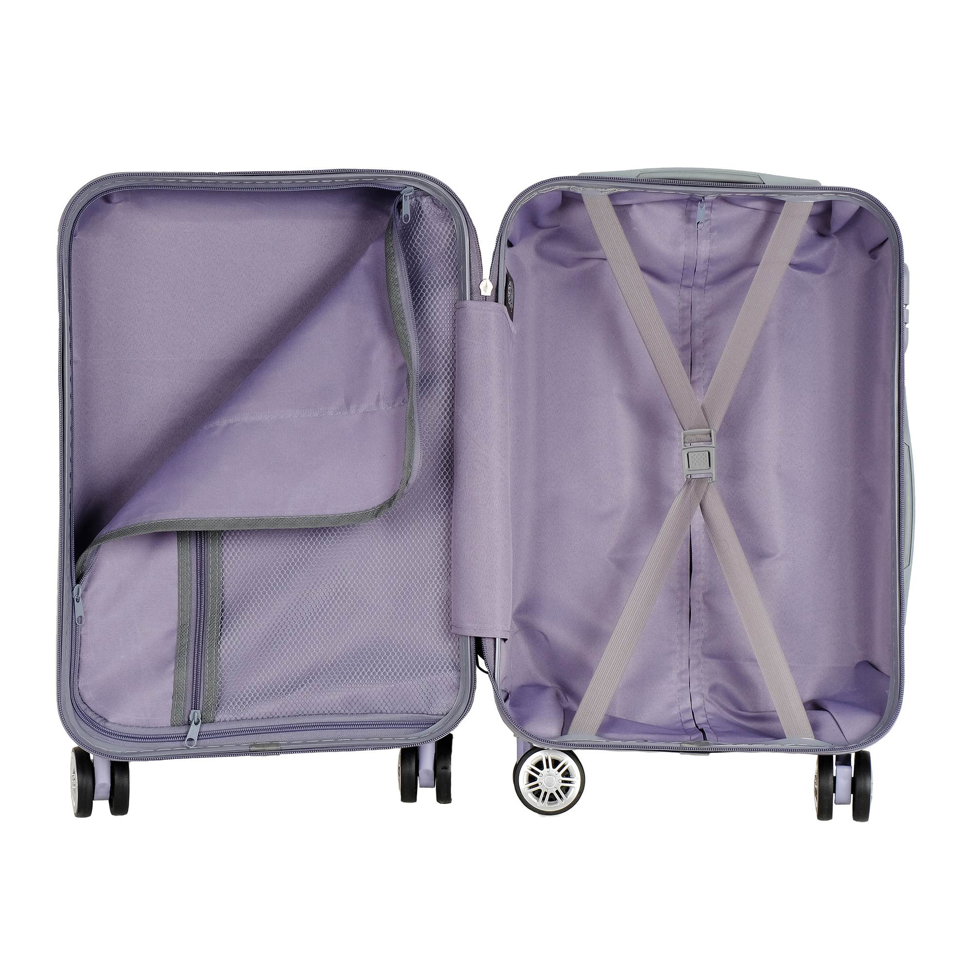 Чемодан малый POLAR РА162-20" Grey