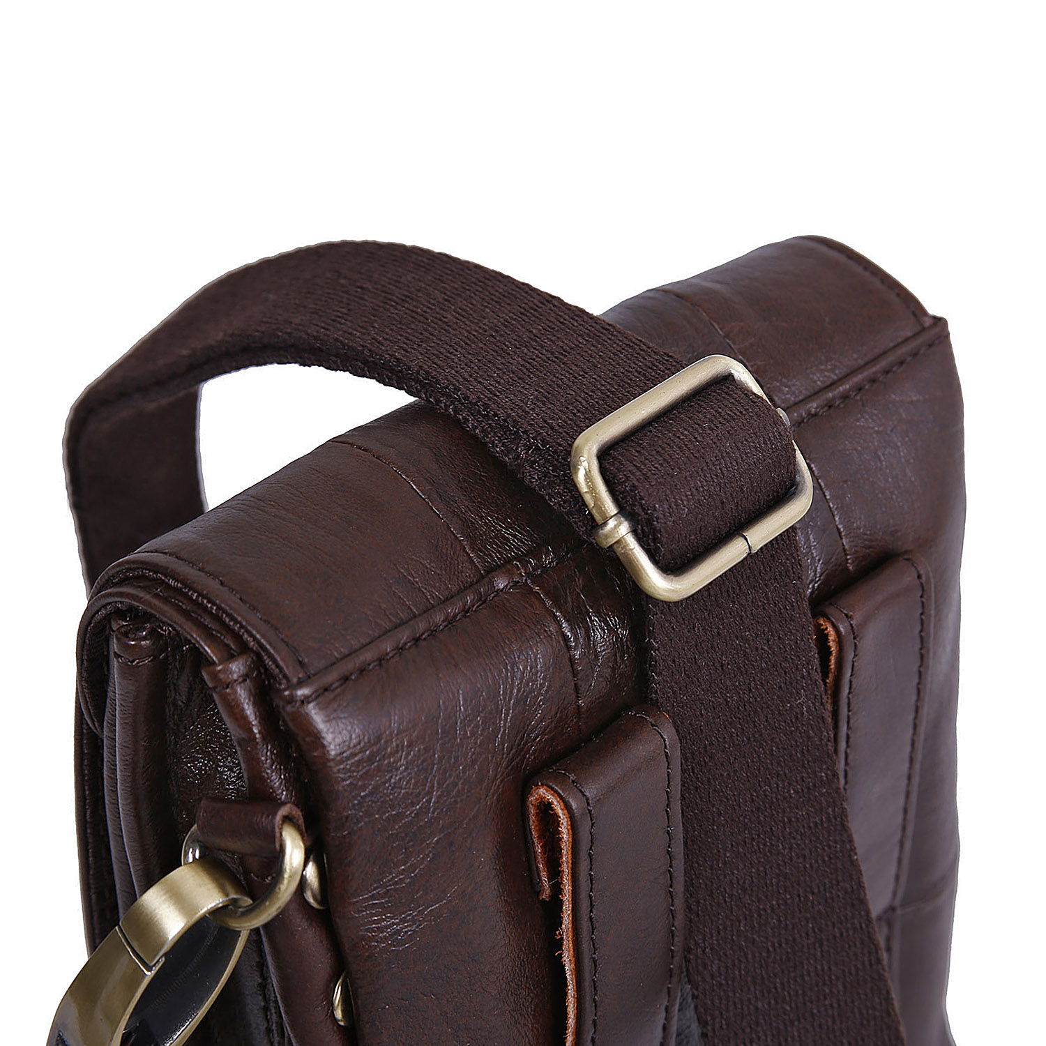 Сумка на плечо с креплением на ремень POLAR 21048 Brown