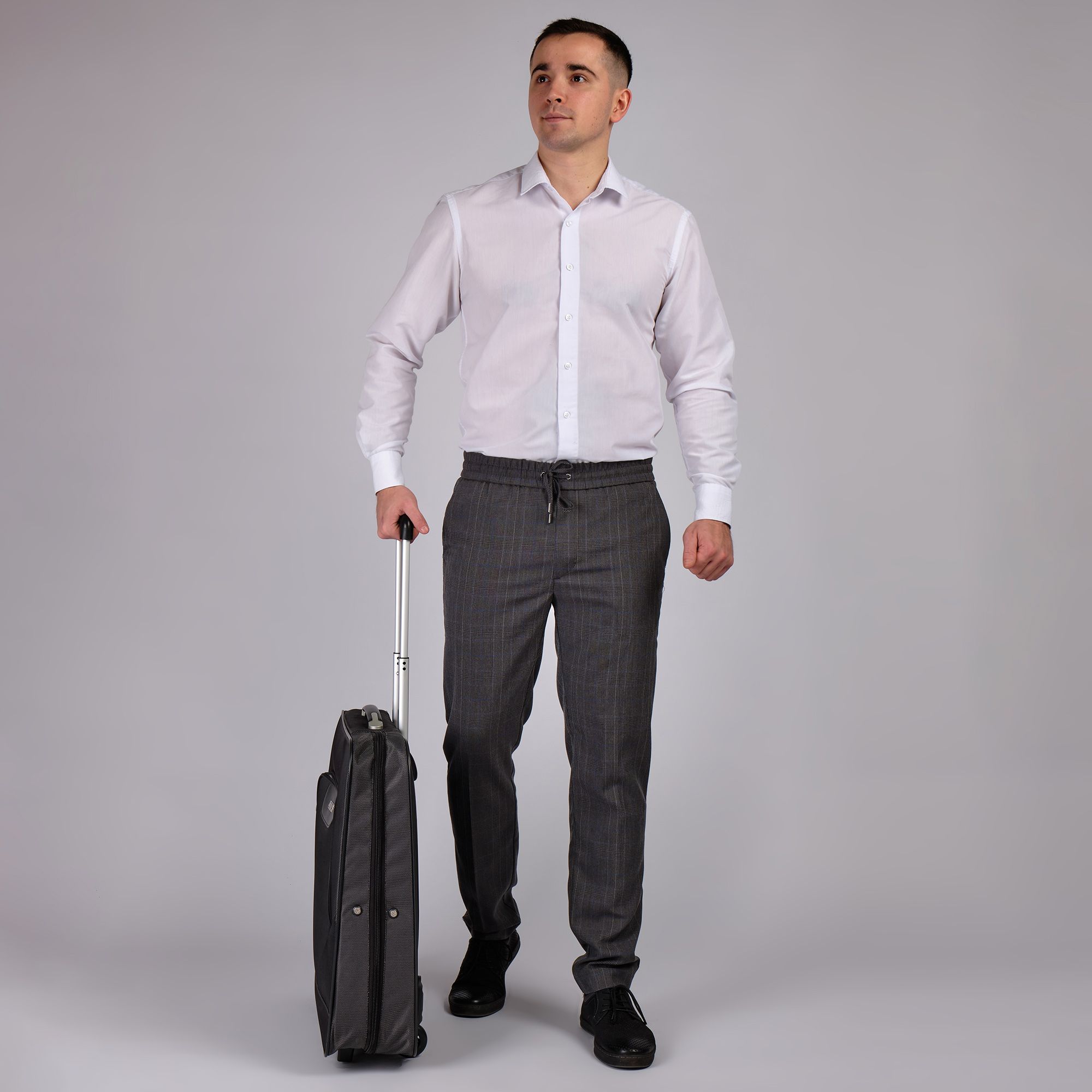 Портплед на колесах POLAR П7098 D.Grey