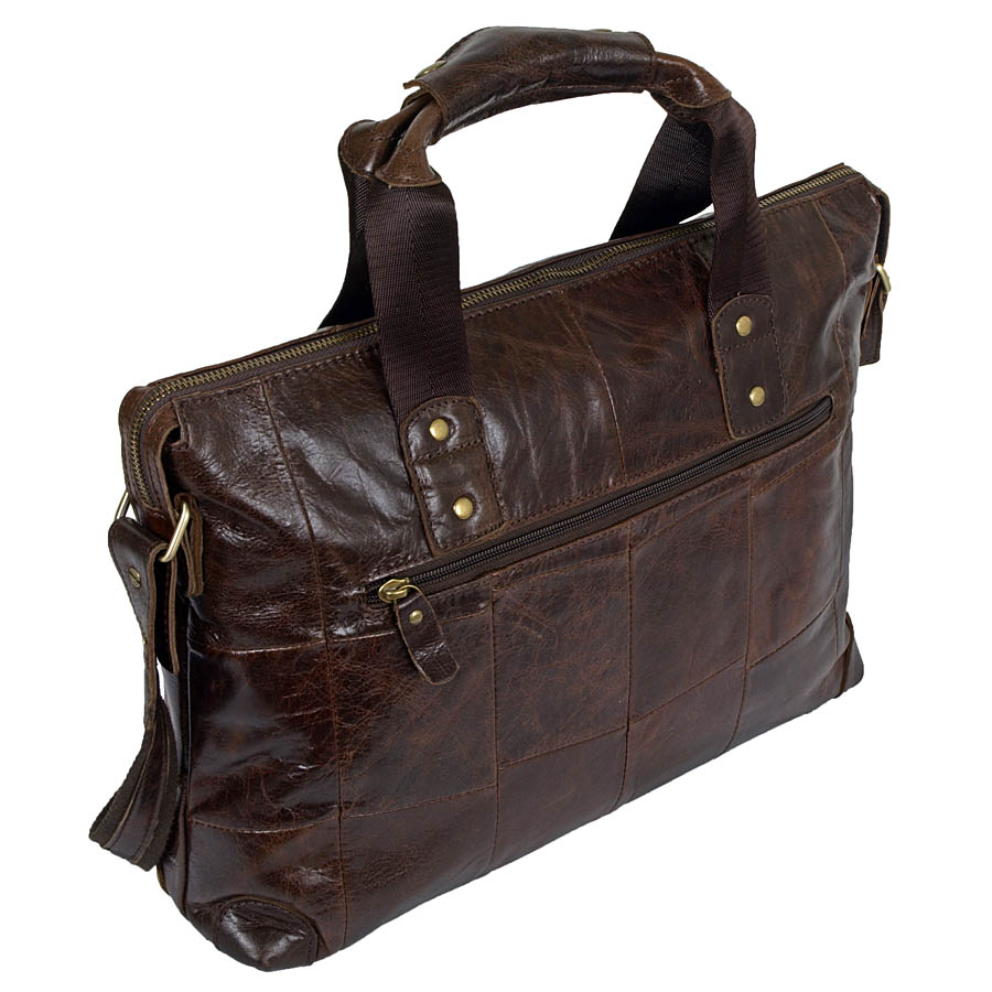 Сумка из натуральной кожи POLAR 0108 Coffee