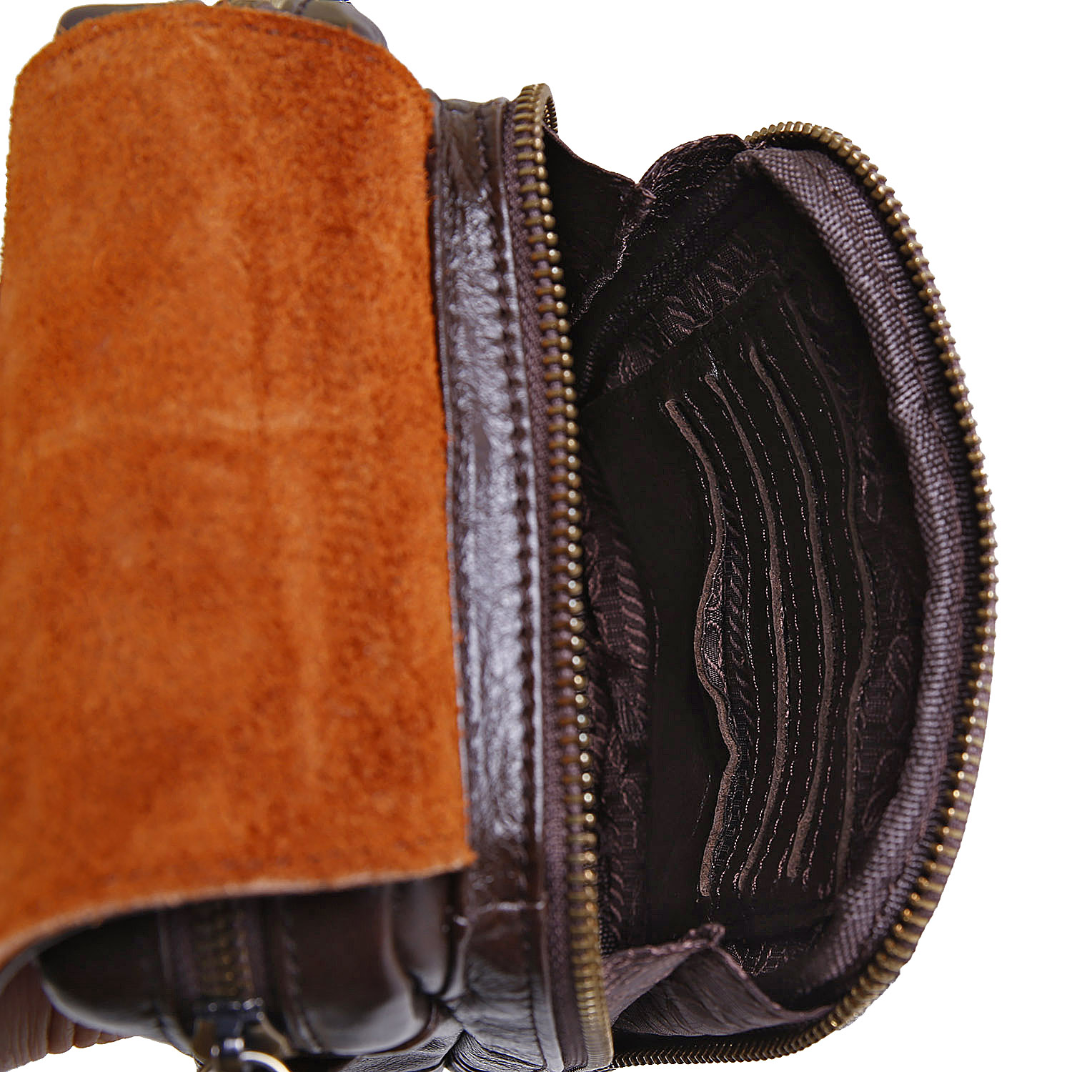 Сумка на плечо с креплением на ремень POLA 0603 Brown