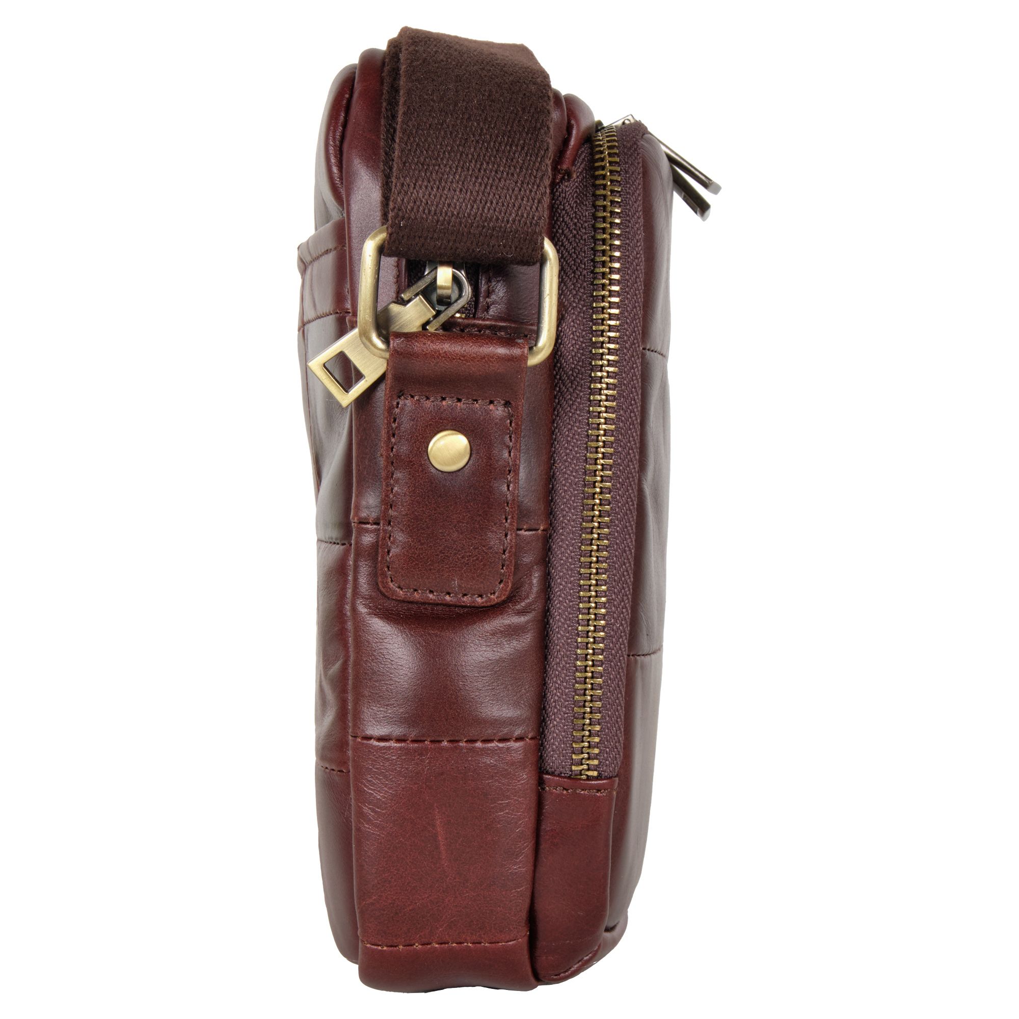 Мужская кожаная сумка POLA 0605 Coffee