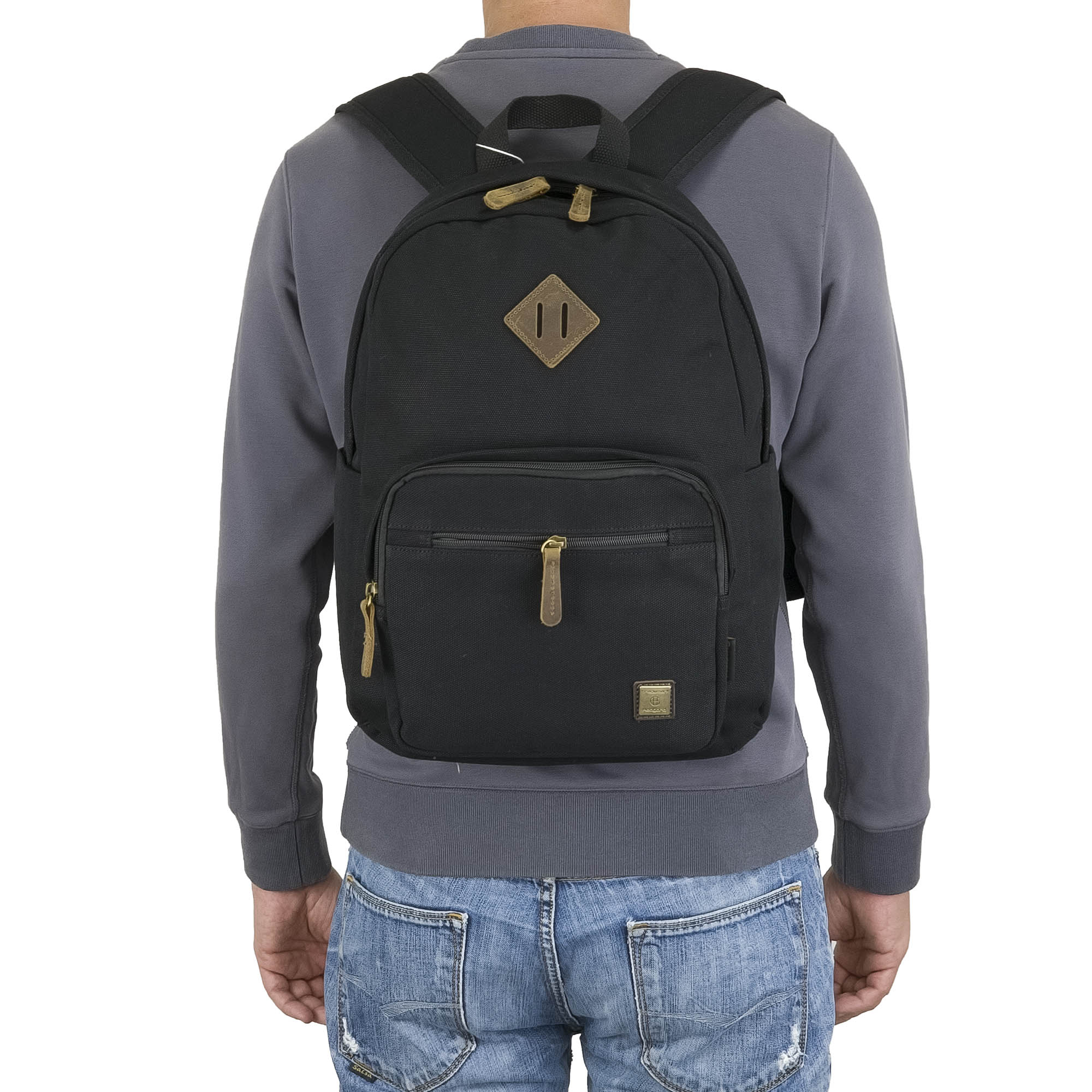 Рюкзак брезентовый  Hedgard 1122-1 Black