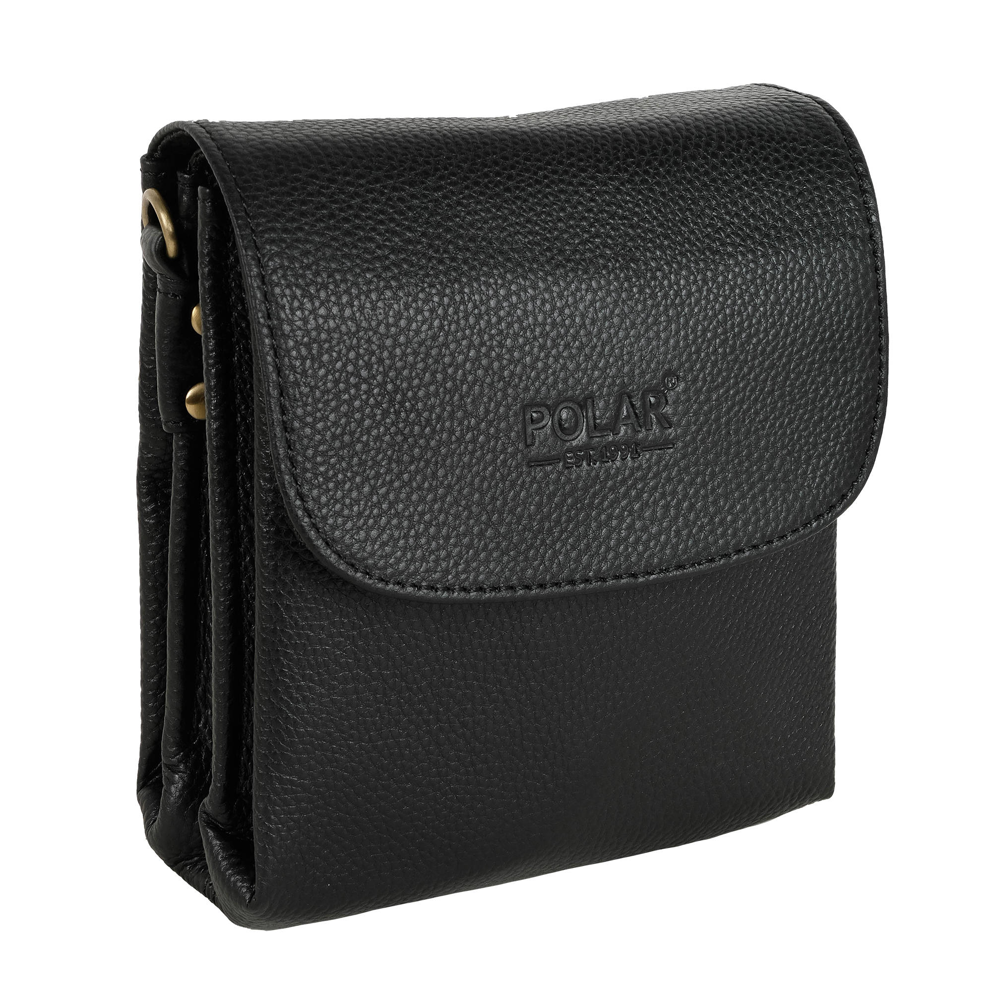 Сумка на плечо с креплением на ремень POLAR 21048 Black