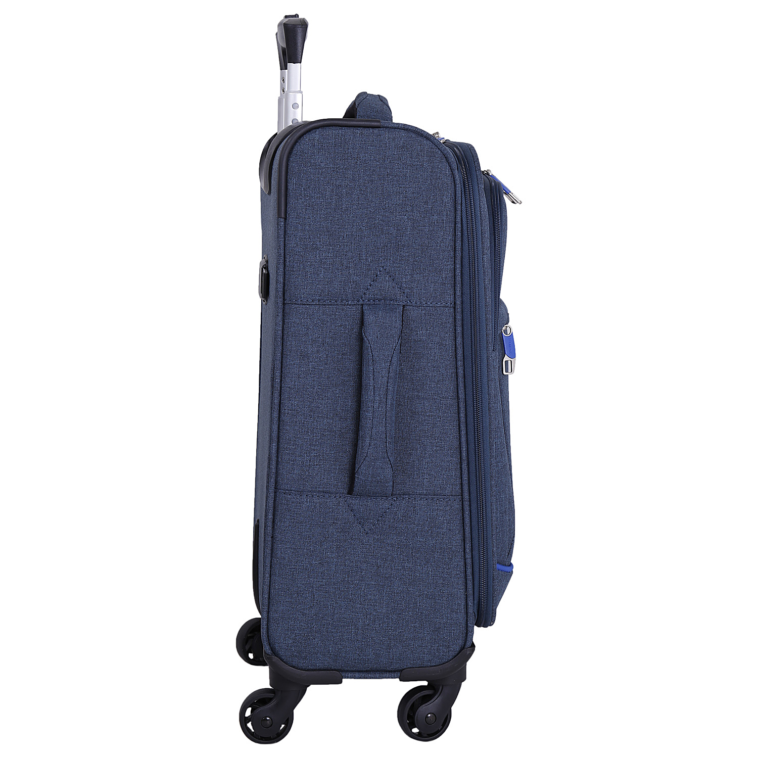 Чемодан на 4х колесах POLAR Р18А07-19" Blue