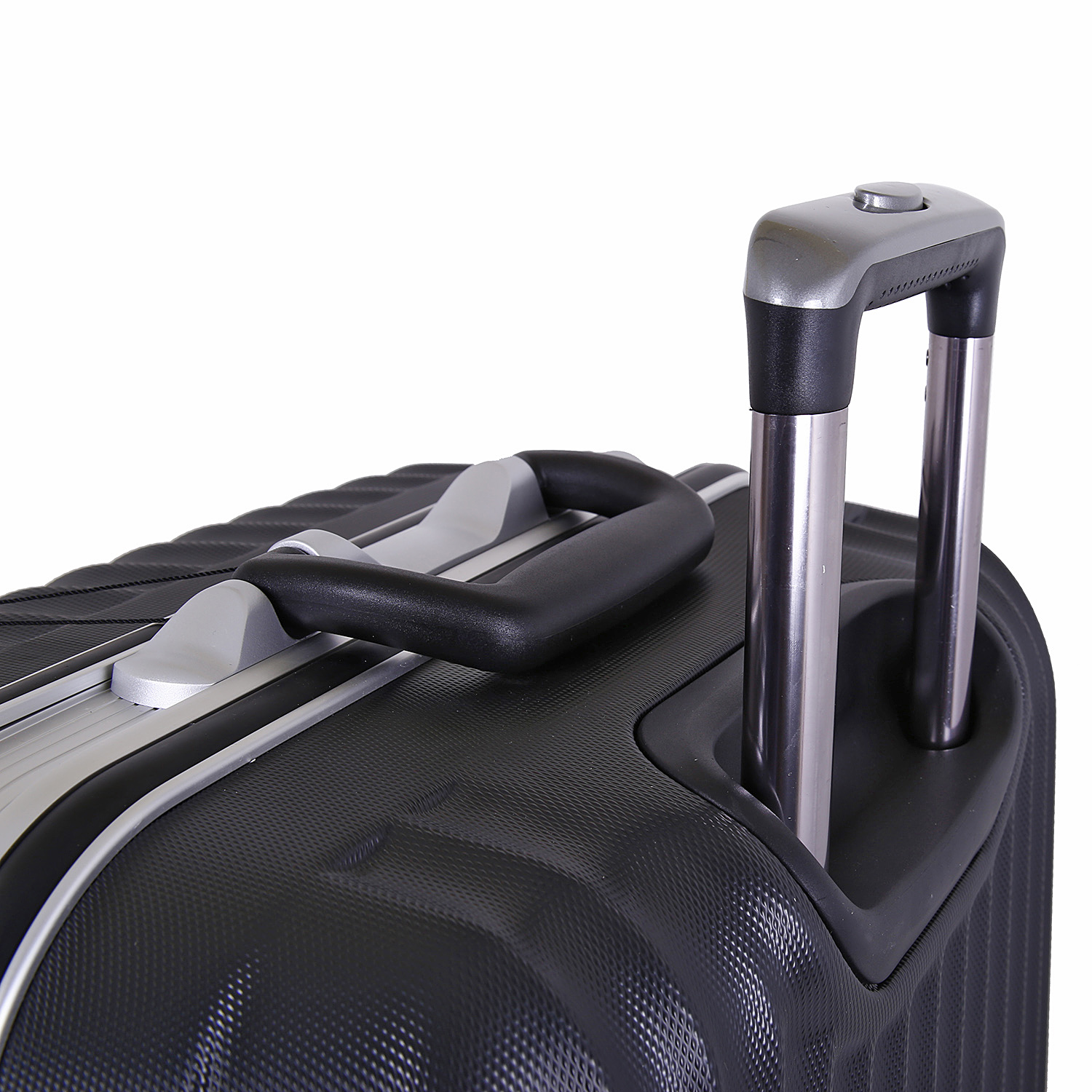 Чемодан-кейс, средний POLAR Р1145-25 Black