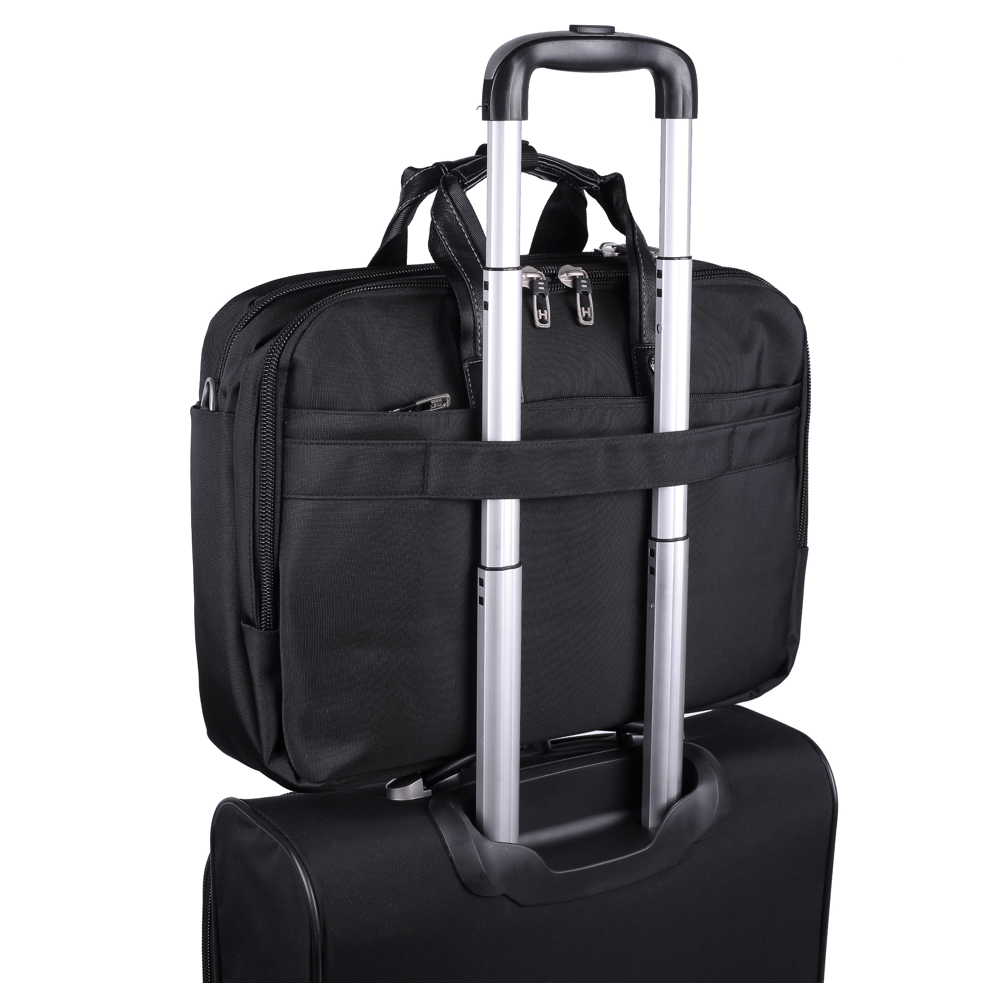 Мужская сумка-портфель  Hedgard 1004-2 Black 17