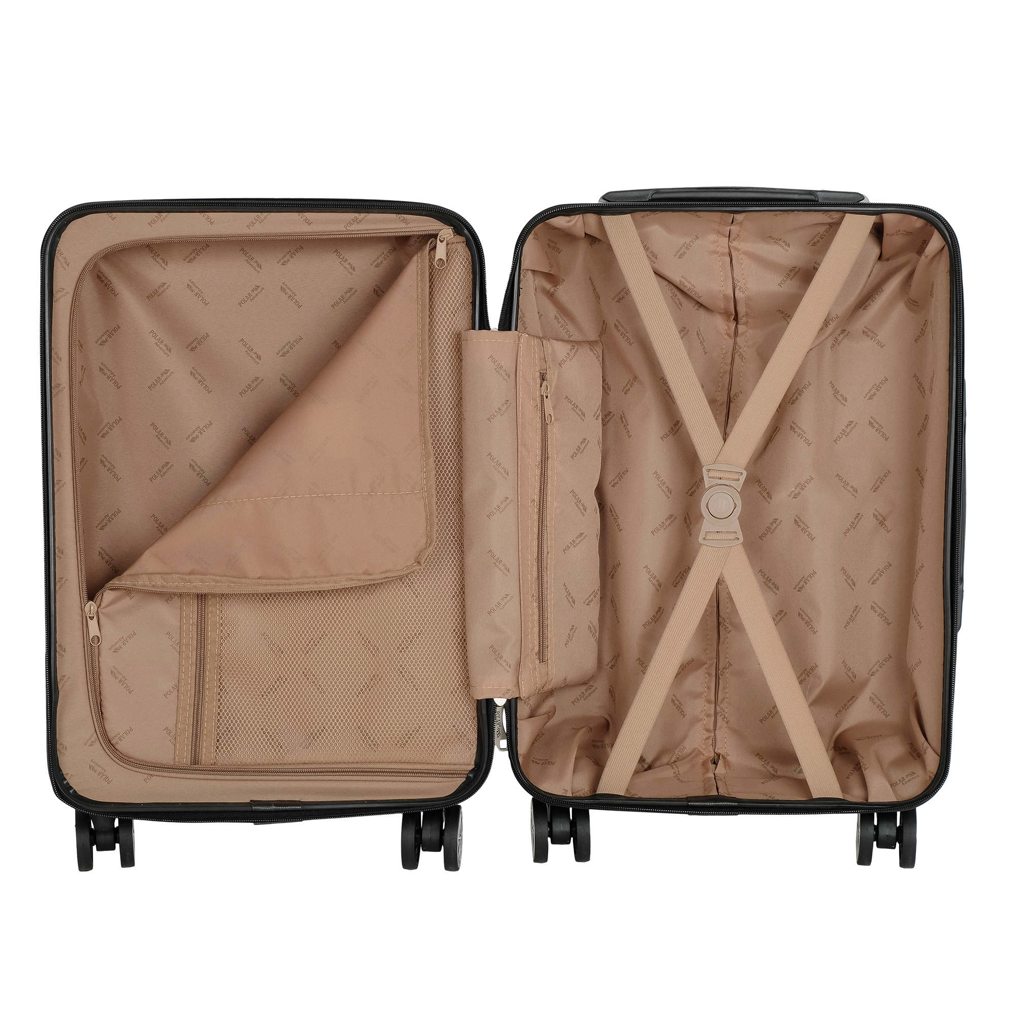 Чемодан малый, для ручной клади POLAR РР5637-20" Green