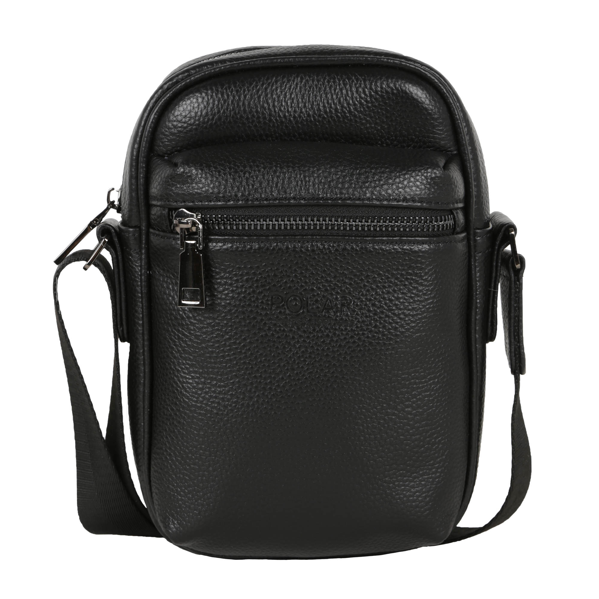 Мужская кожаная сумка POLAR 0703 Black