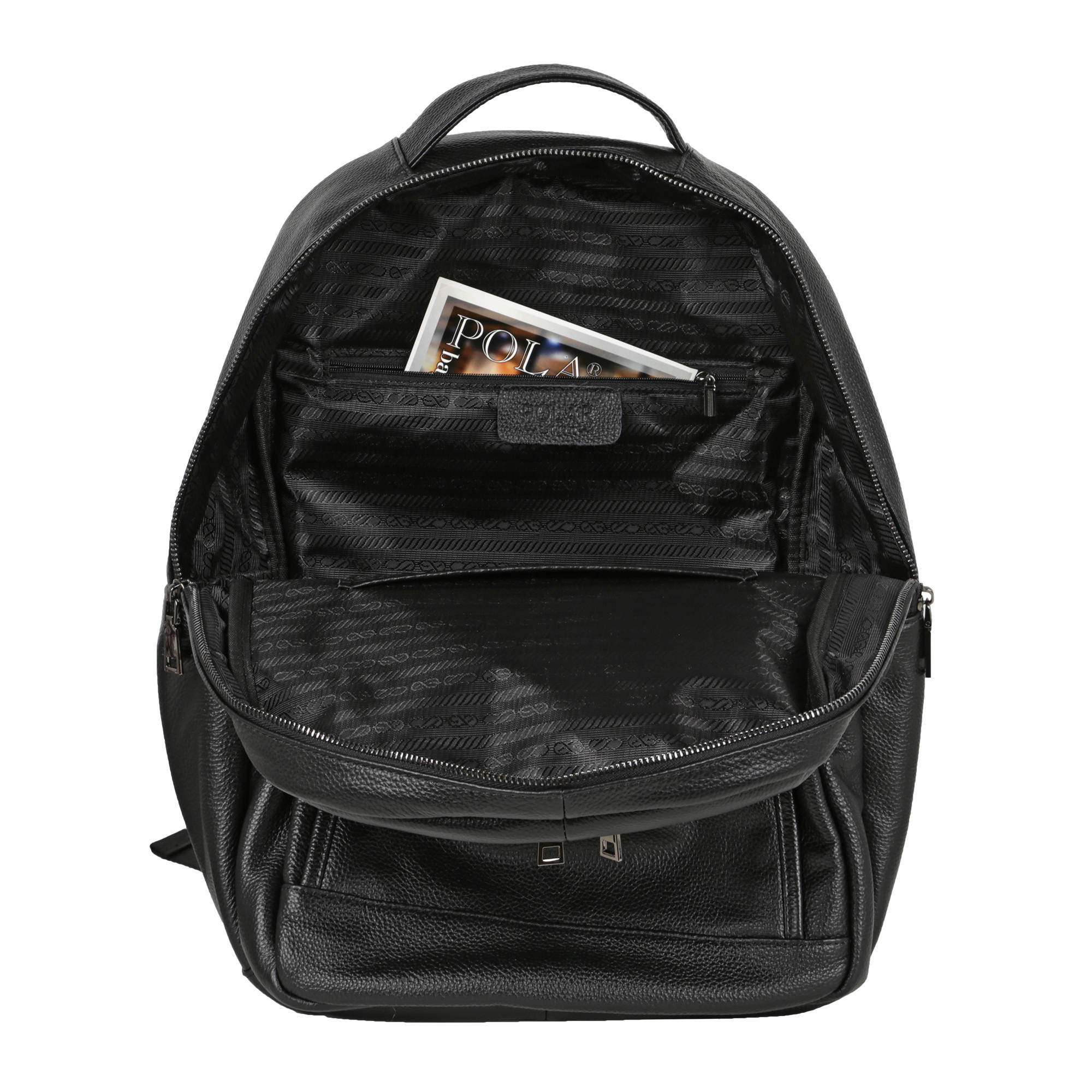 Кожаный рюкзак POLA 3221 Black