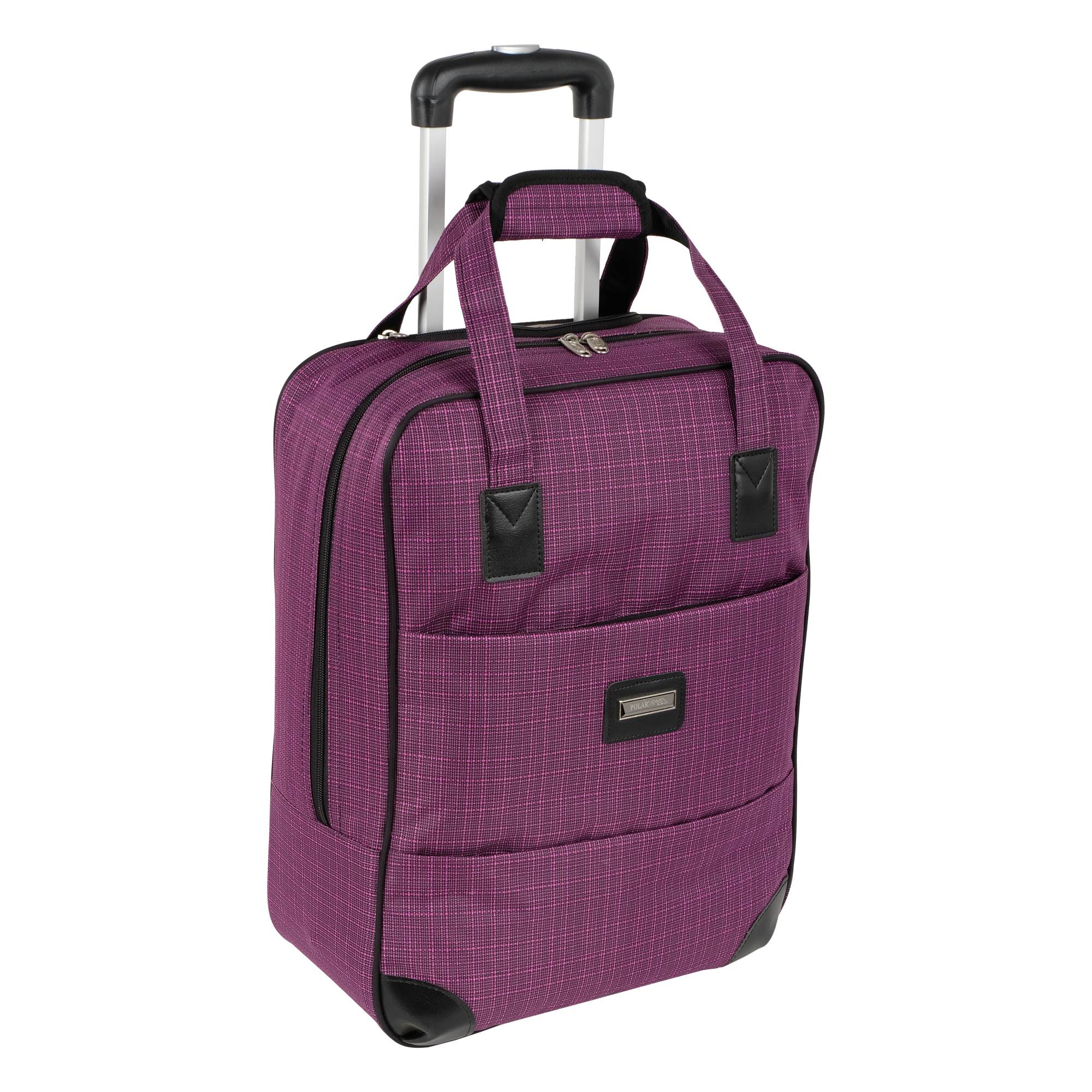 Cумка на колесах для ручной клади POLAR П7095 Purple