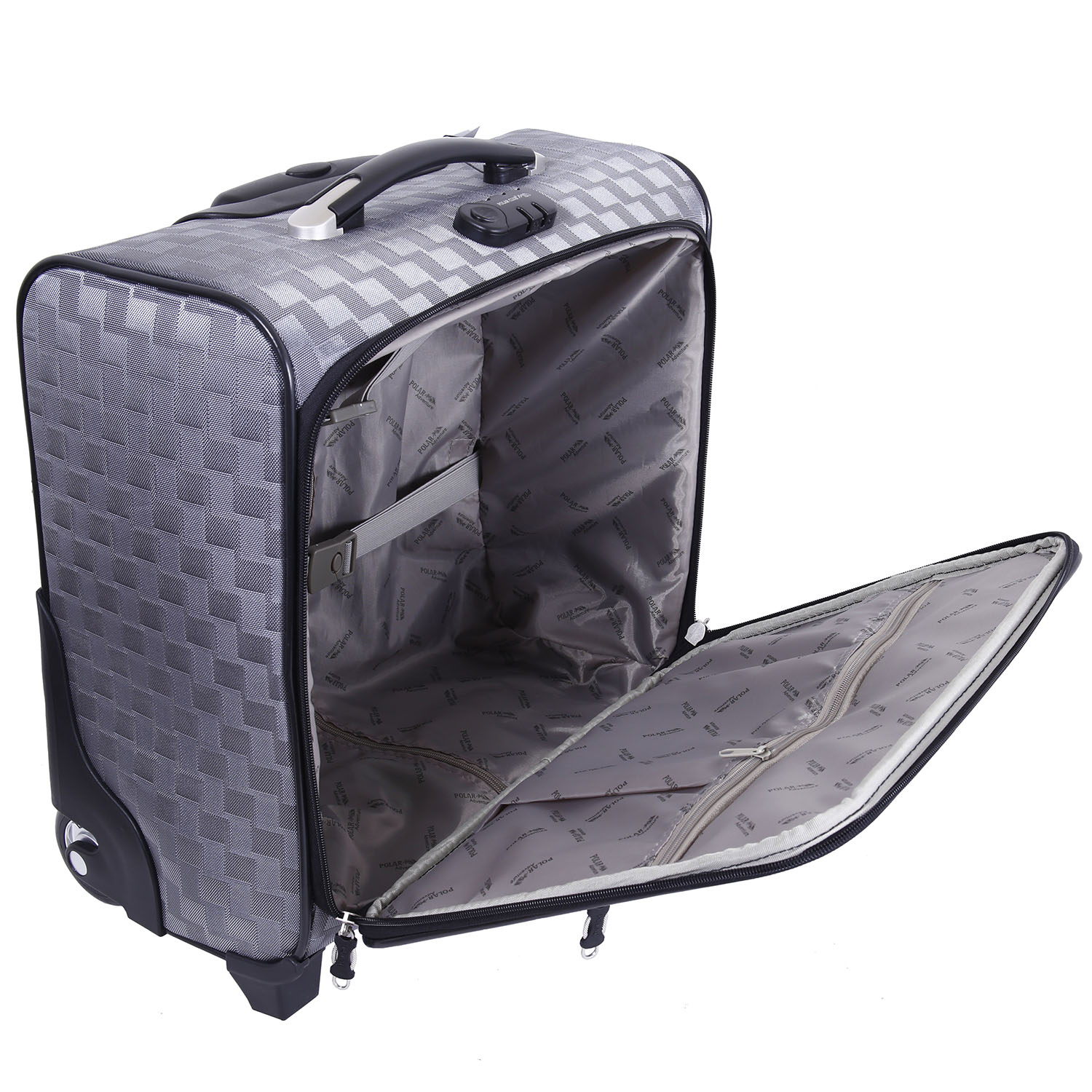 Кейс-пилот на 2х колесах POLAR П7097 Grey