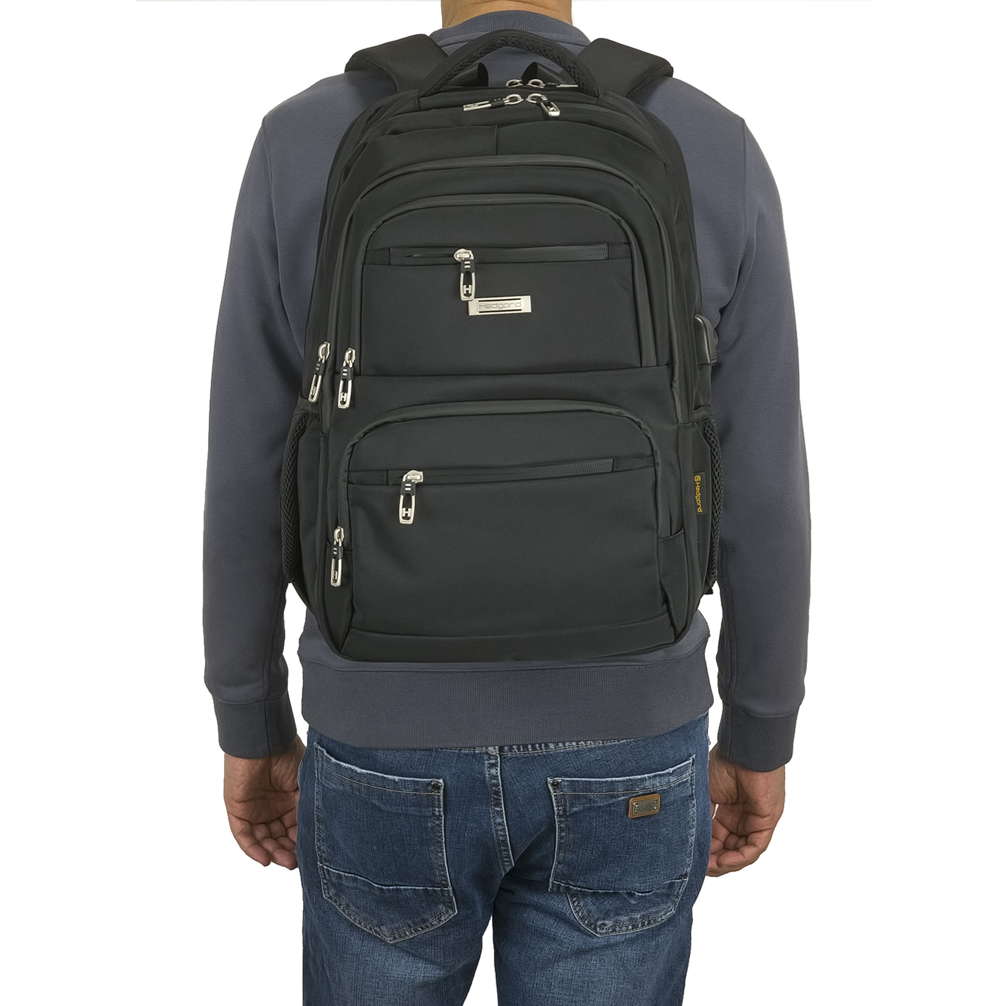 Рюкзак 3 отделения  Hedgard 0280 Black