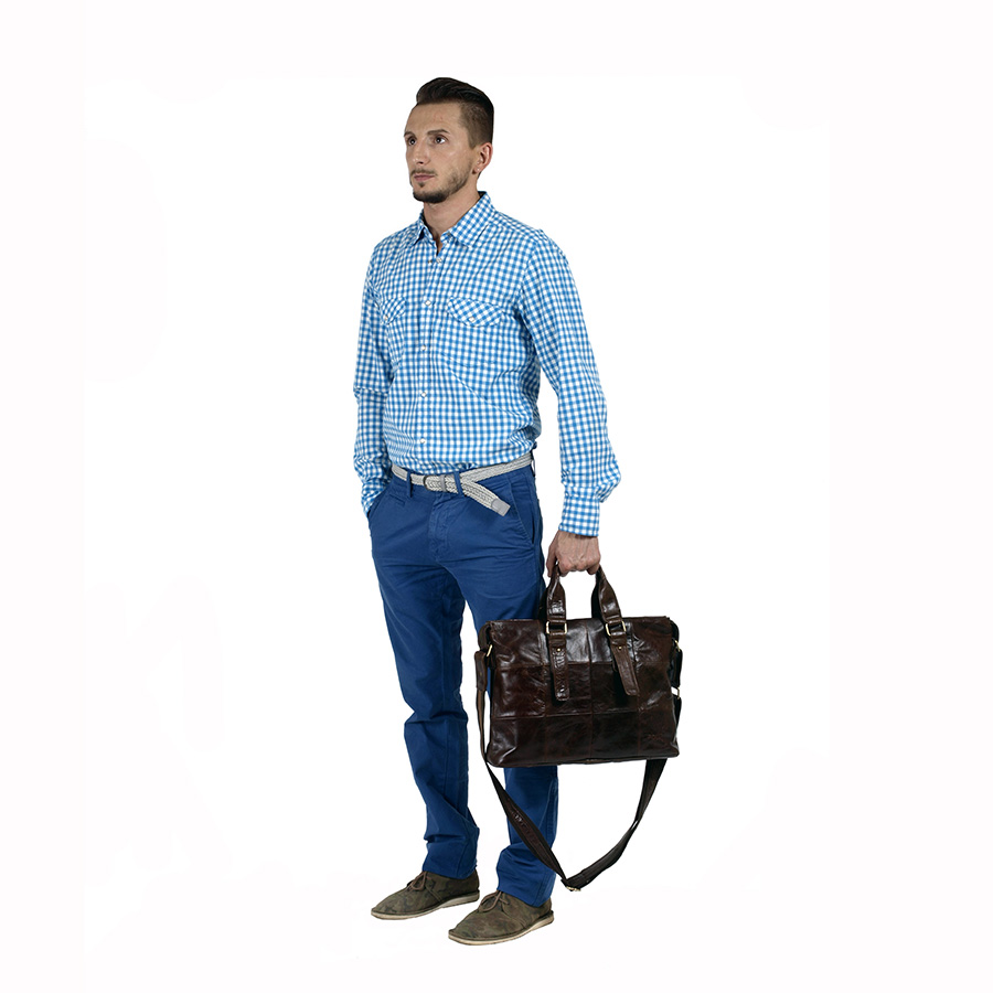 Сумка из натуральной кожи POLA 0212 Coffee