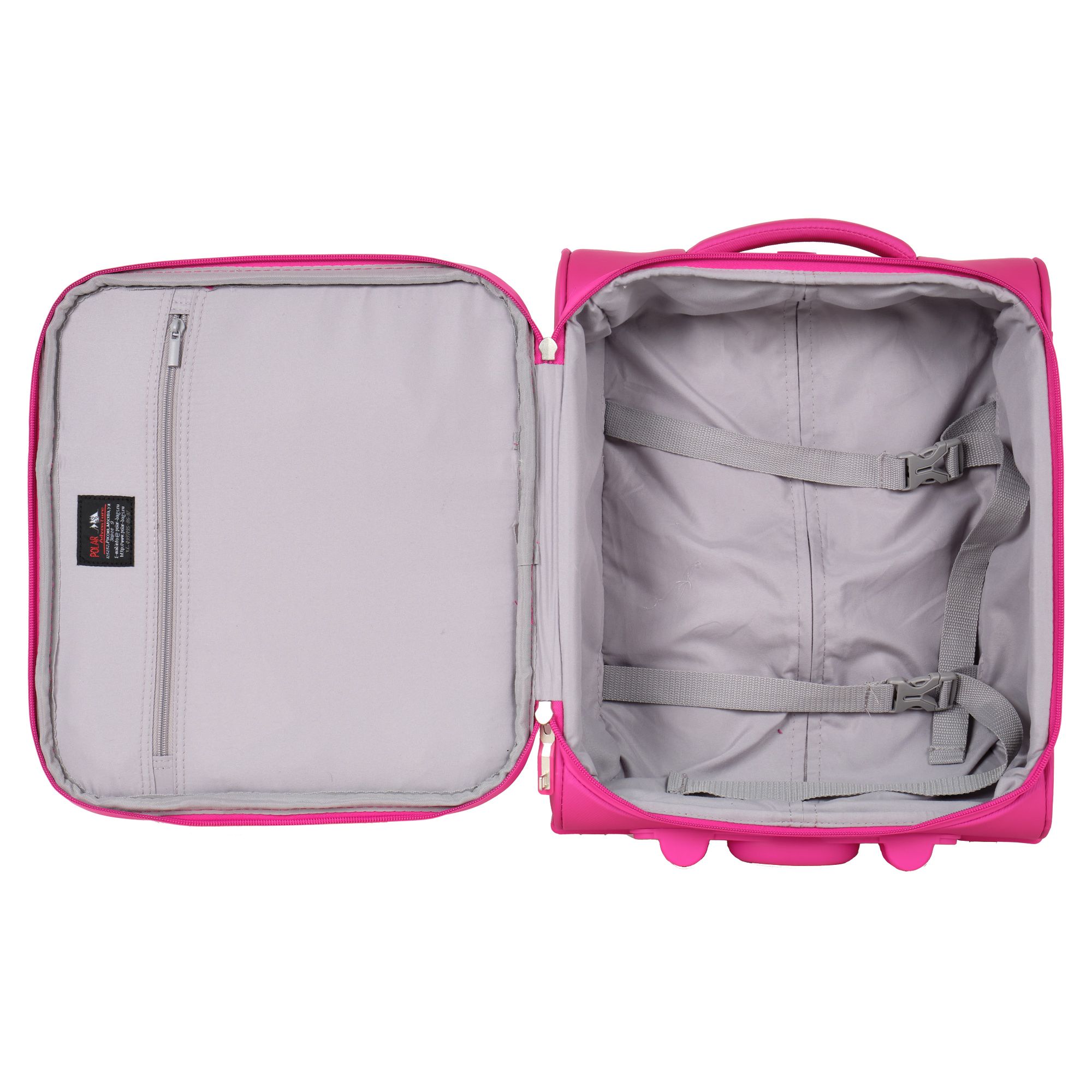 Чемодан для ручной клади (кейс-пилот) POLAR РР8319-16" Black