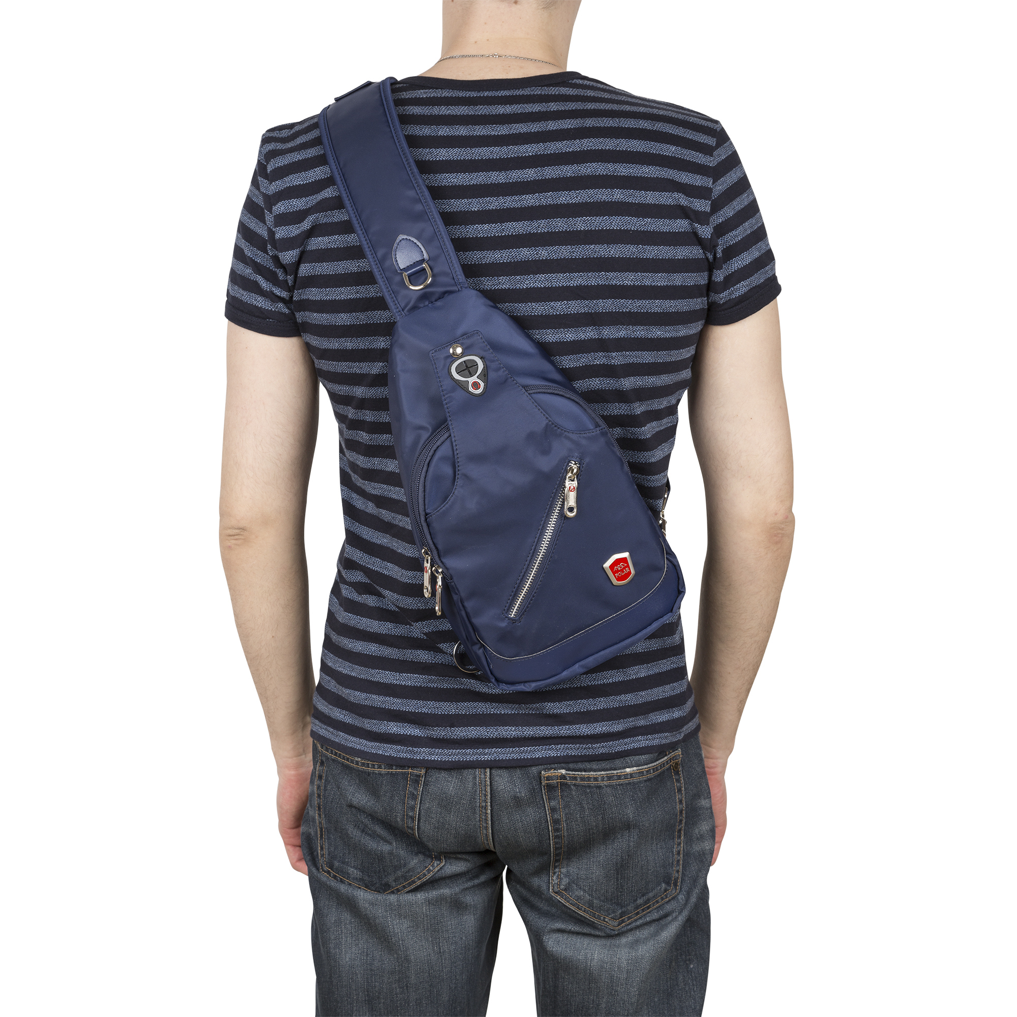 Рюкзак с одной лямкой POLAR П4103 Black