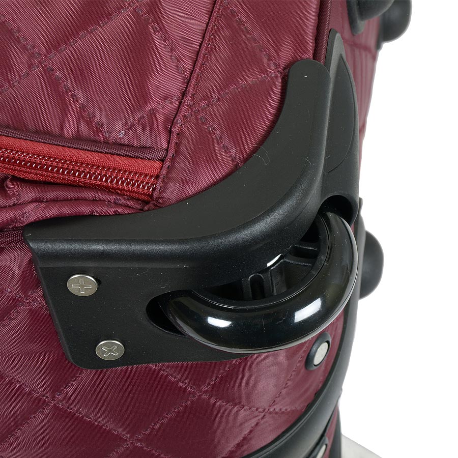 Женская сумка на колесах POLAR 7050 Bordo