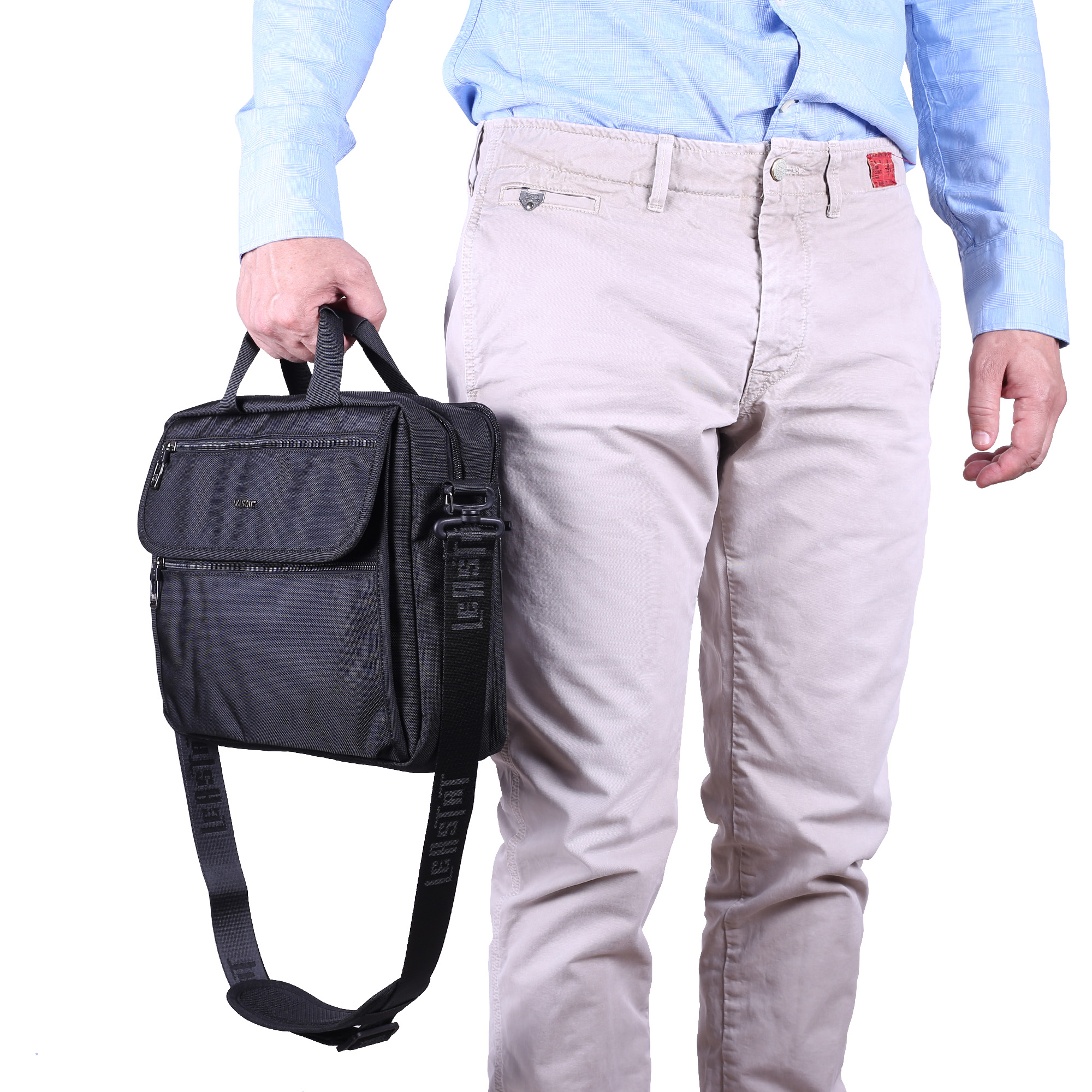 Мужская сумка-портфель 13" LEASTAT 6802