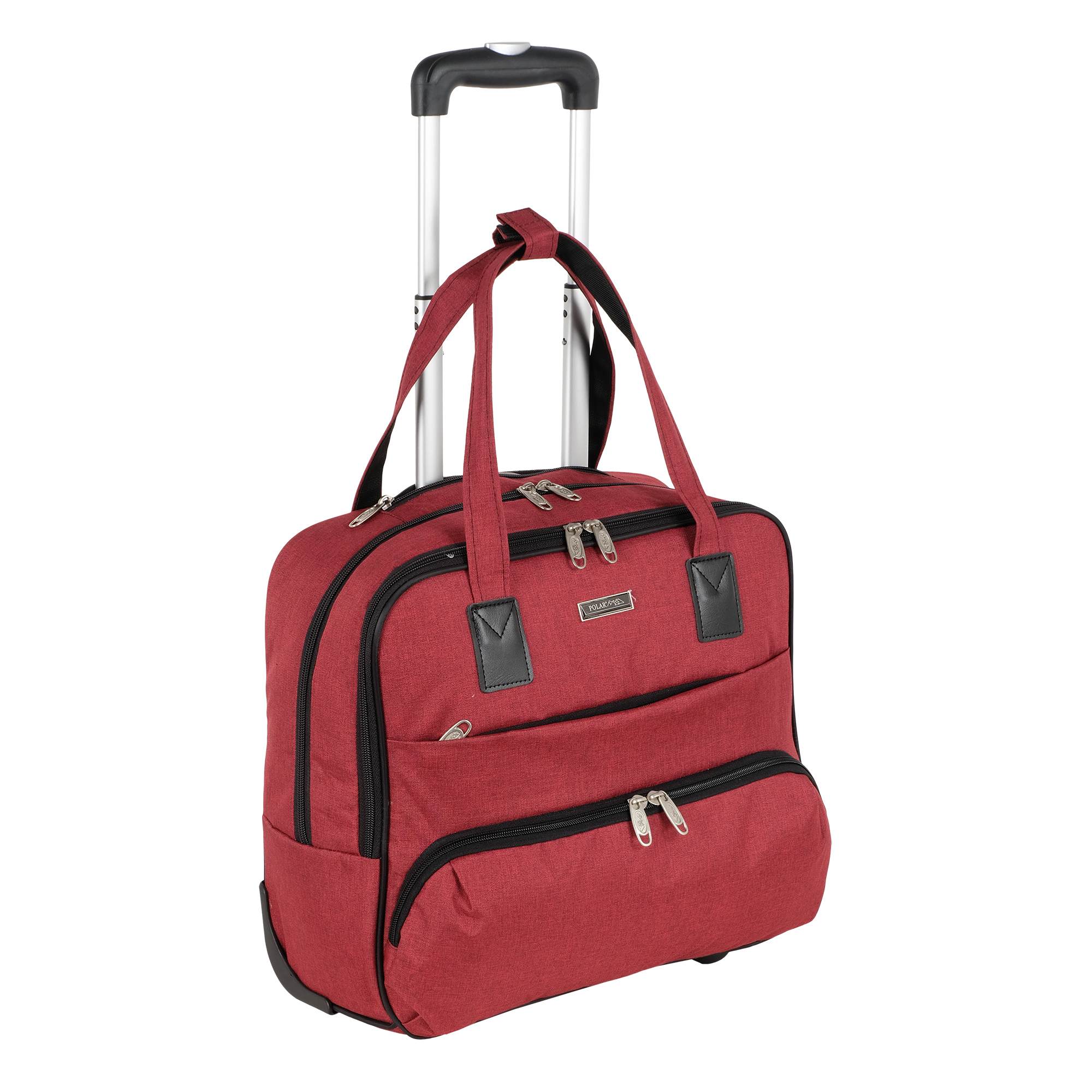 Сумка на колесах для ручной клади POLAR П7104-02 Coral