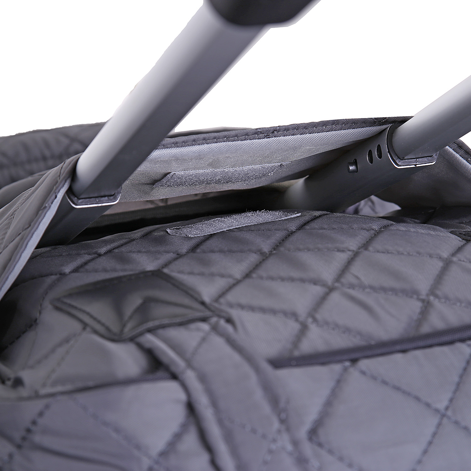 Сумка с креплением на ручку чемодана POLAR П7101 Grey