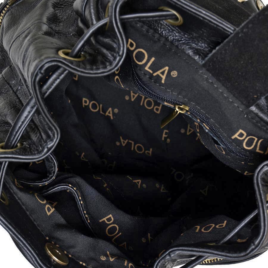 Рюкзак кожаный POLA 0303 Black