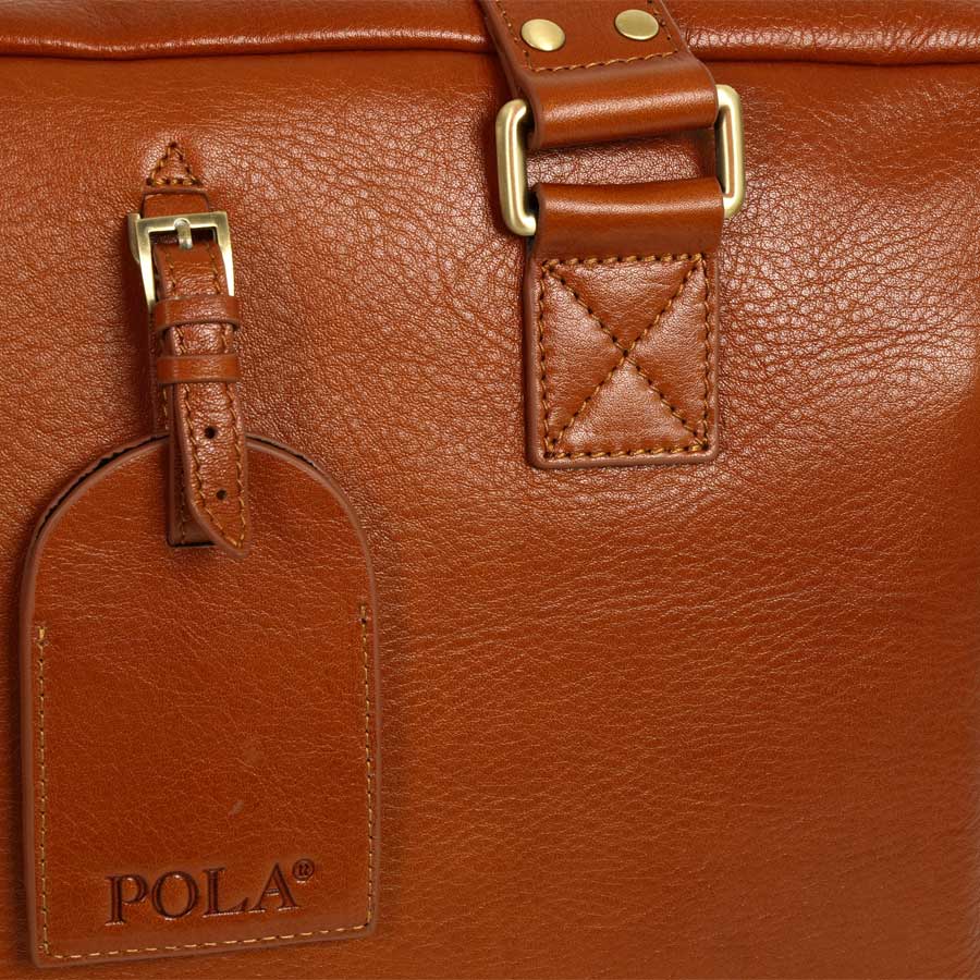 Сумка дорожная, кожаная женская POLA 5139 Brown