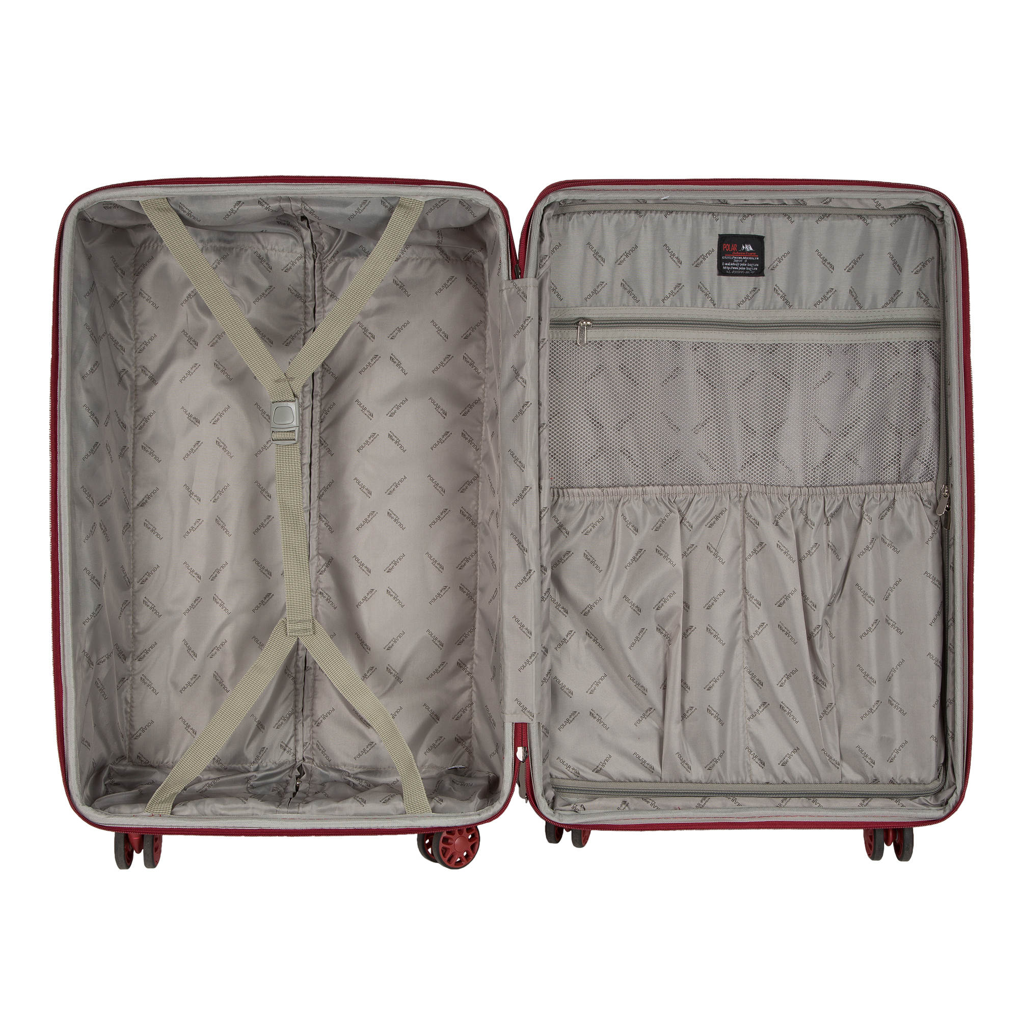 Чемодан средний POLAR Р1927-24" Bordo