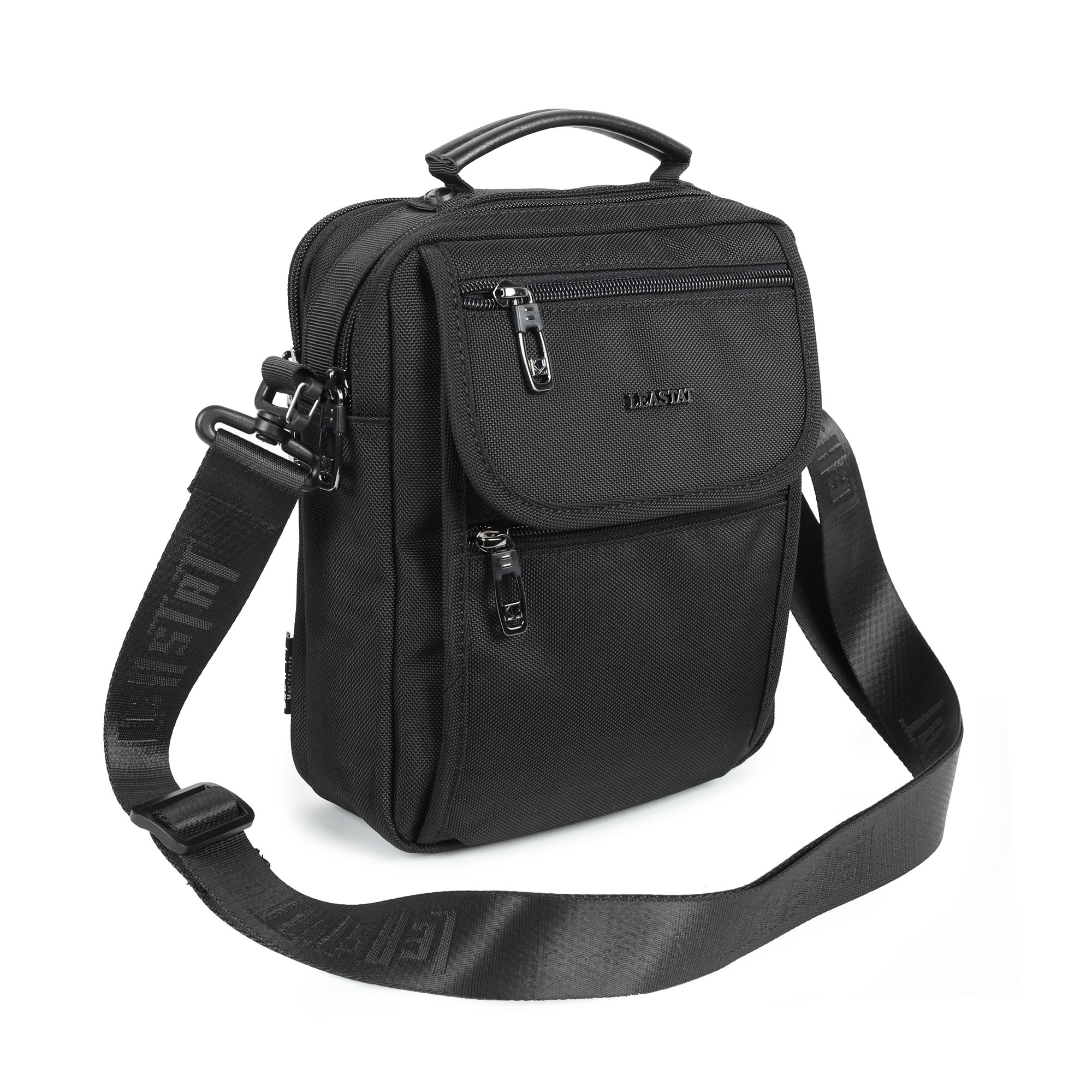 Мужская сумка через плечо LEASTAT 6806 Black