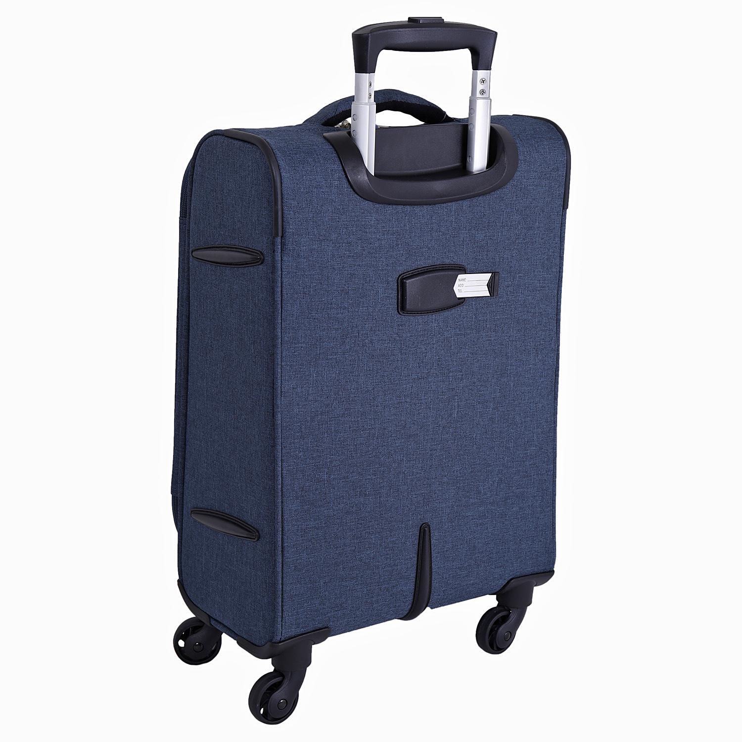 Чемодан на 4х колесах POLAR Р18А07-19" Blue