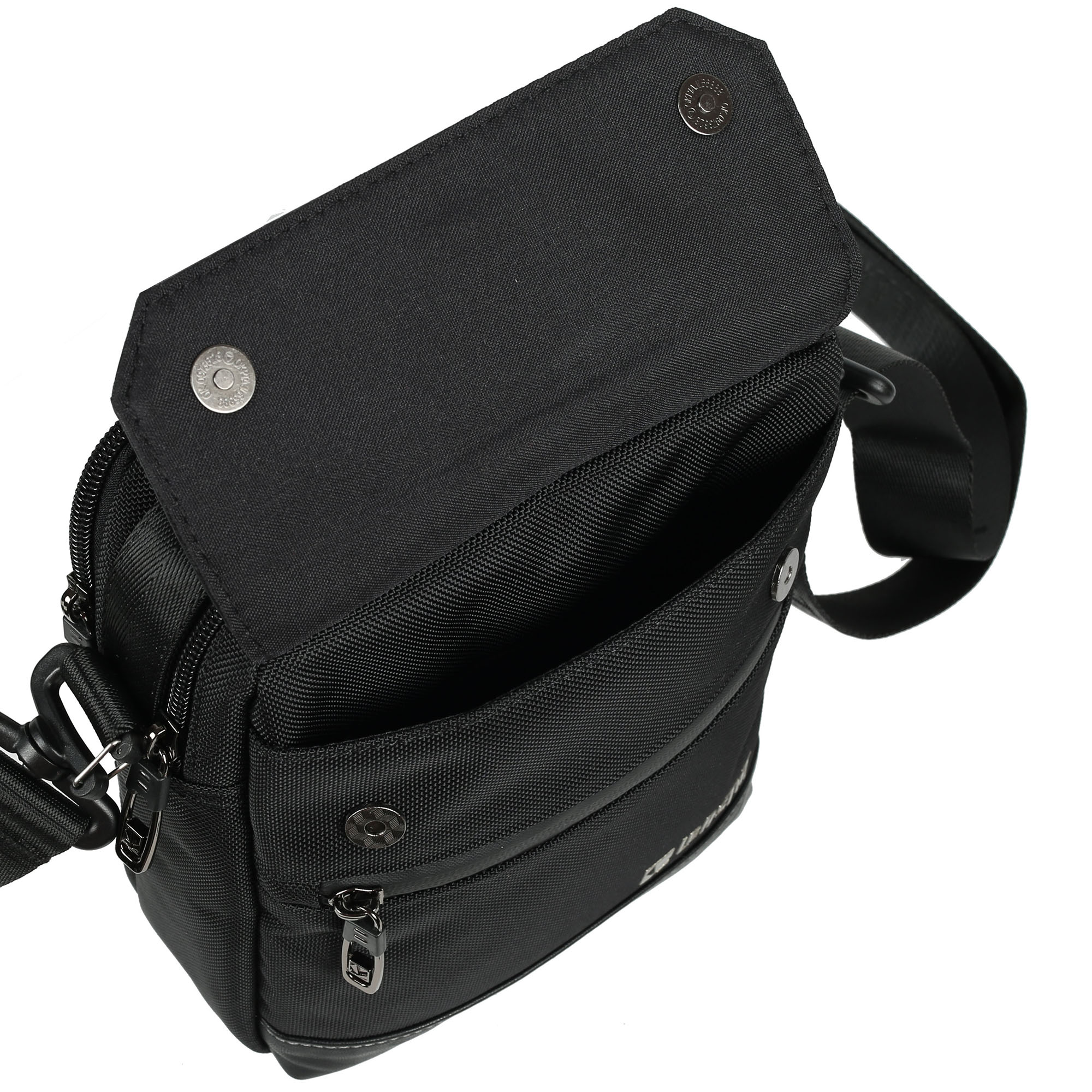 Мужская сумка через плечо LEASTAT 6605.2 Black