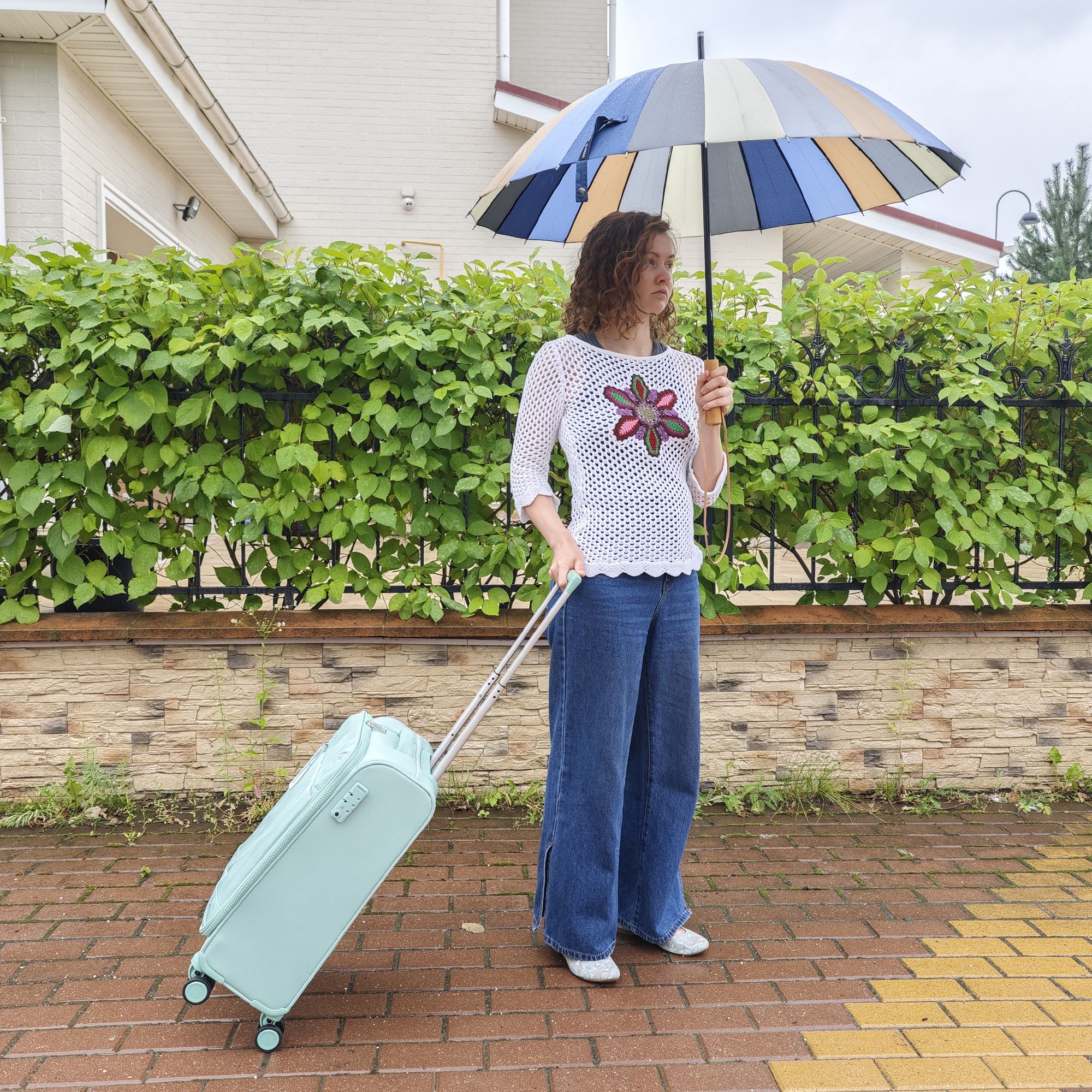 Чемодан для ручной клади POLAR Р2322-19" Green