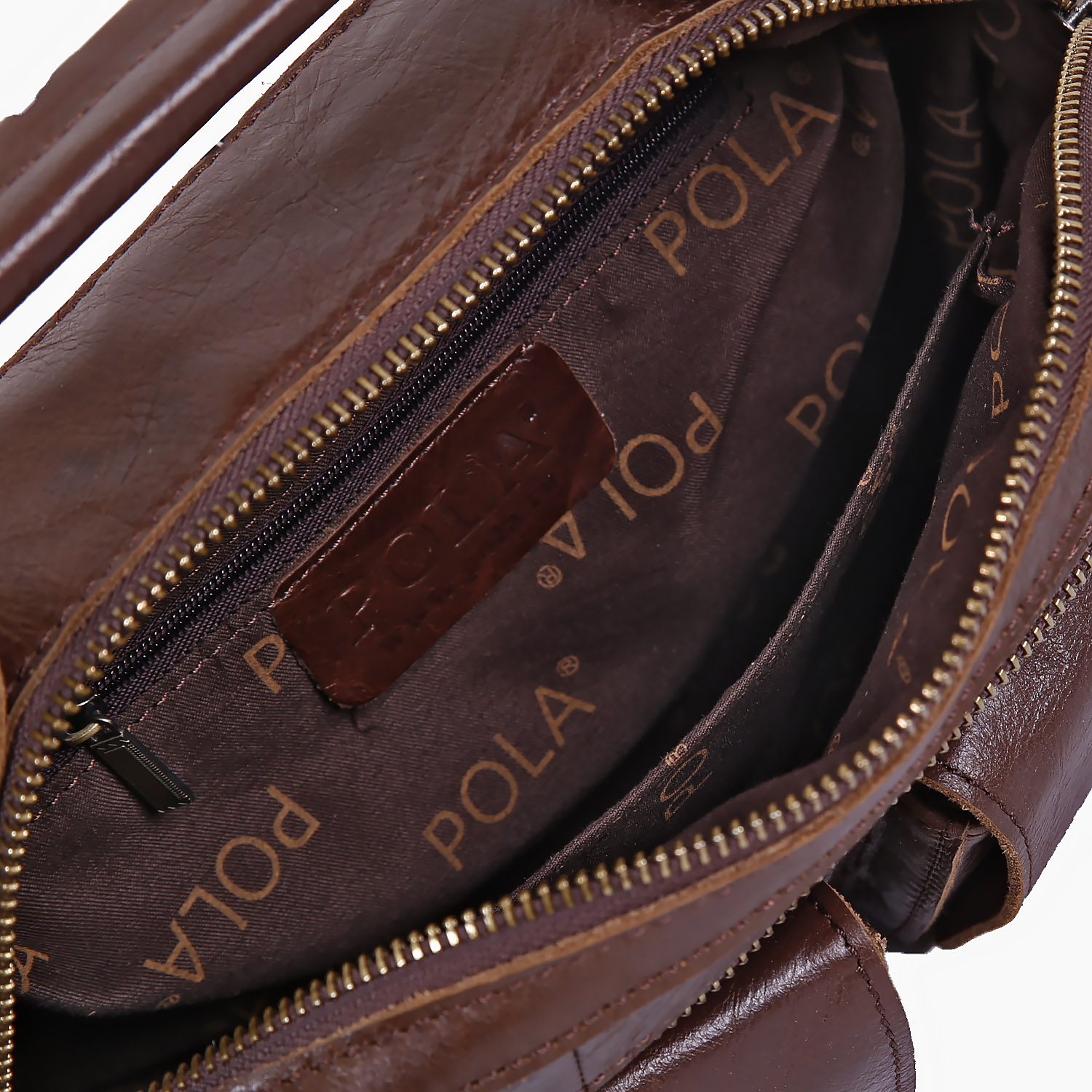 Мужская автовизитка POLA 1062 Brown