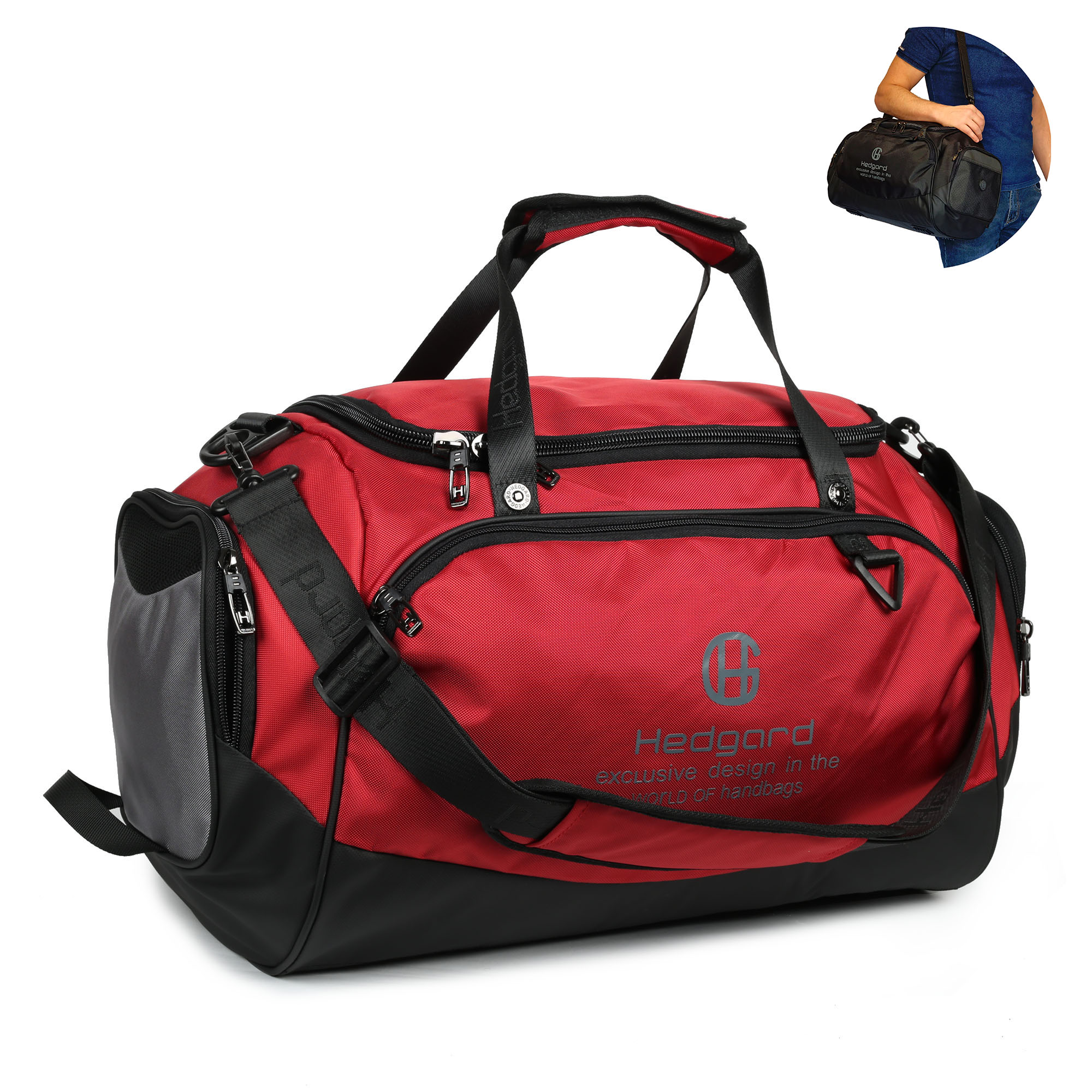 Дорожно-спортивная сумка  Hedgard 4178 Red