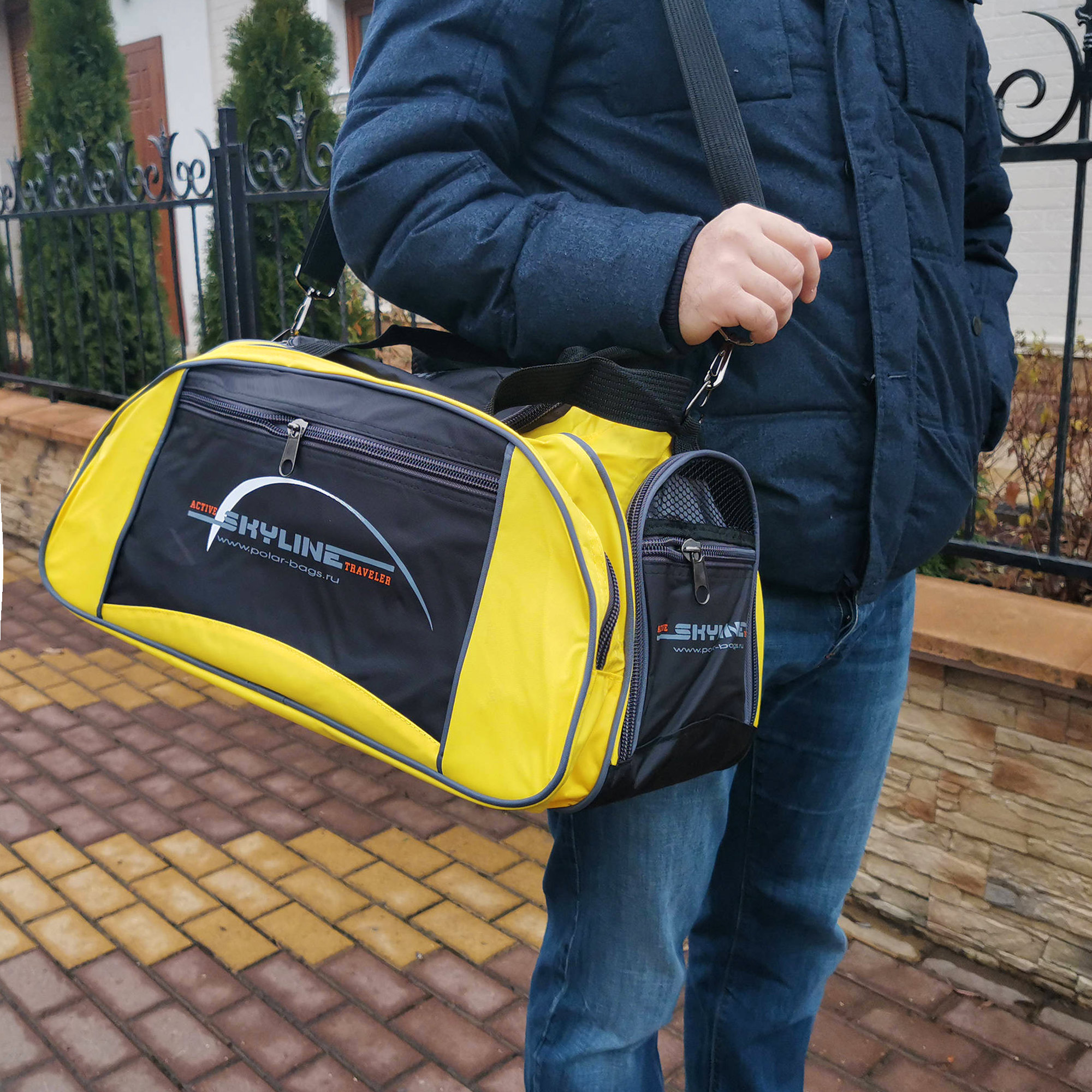 Cумка SkyLine с отделением для обуви POLAR 6063/6 Orange