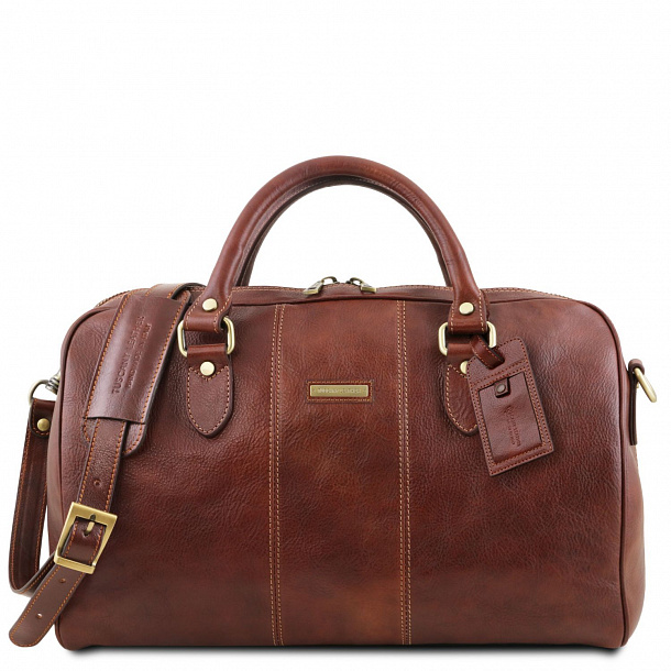 Дорожная сумка ''LISBONA' (малый размер) Tuscany Leather TL141658 Brown