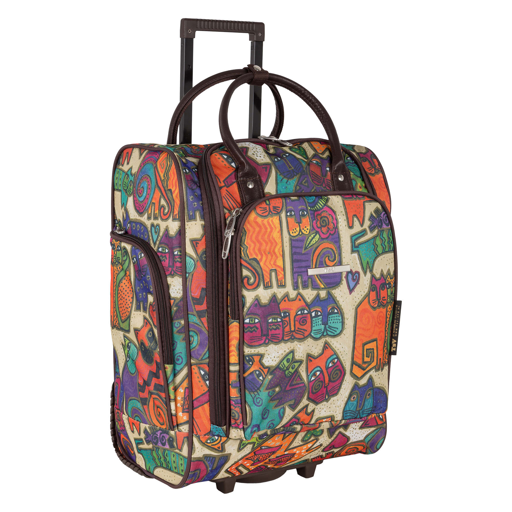 Сумка на колесах TSV 502 "Кошки"