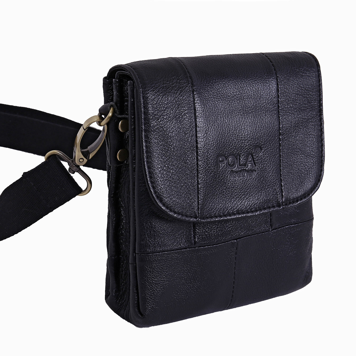 Сумка на плечо с креплением на ремень POLAR 21048 Black