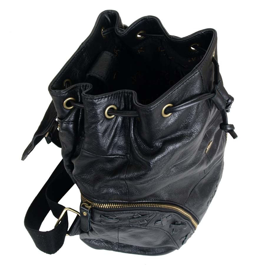 Рюкзак кожаный POLA 0303 Black