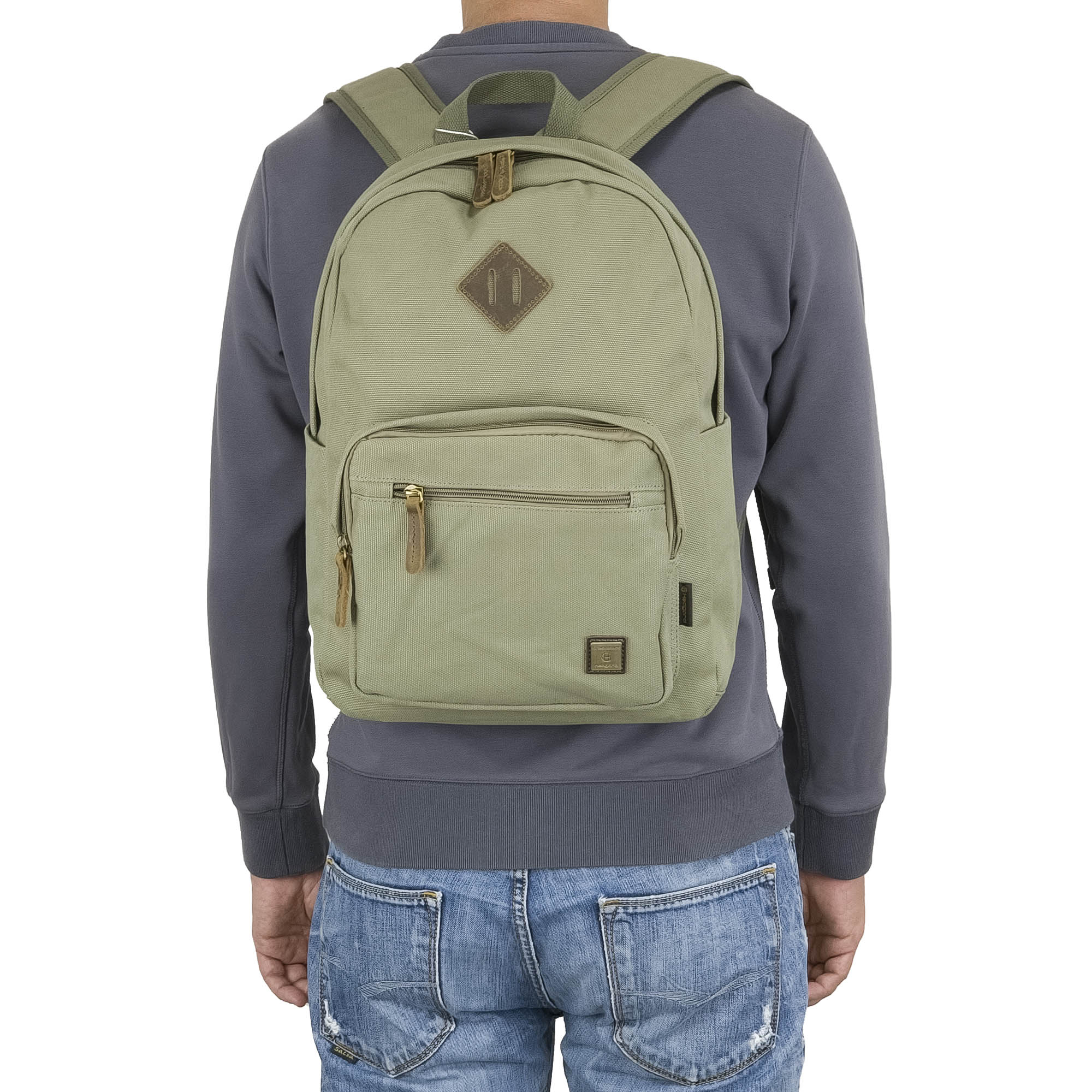 Рюкзак брезентовый  Hedgard 1122-1 Grey-Green